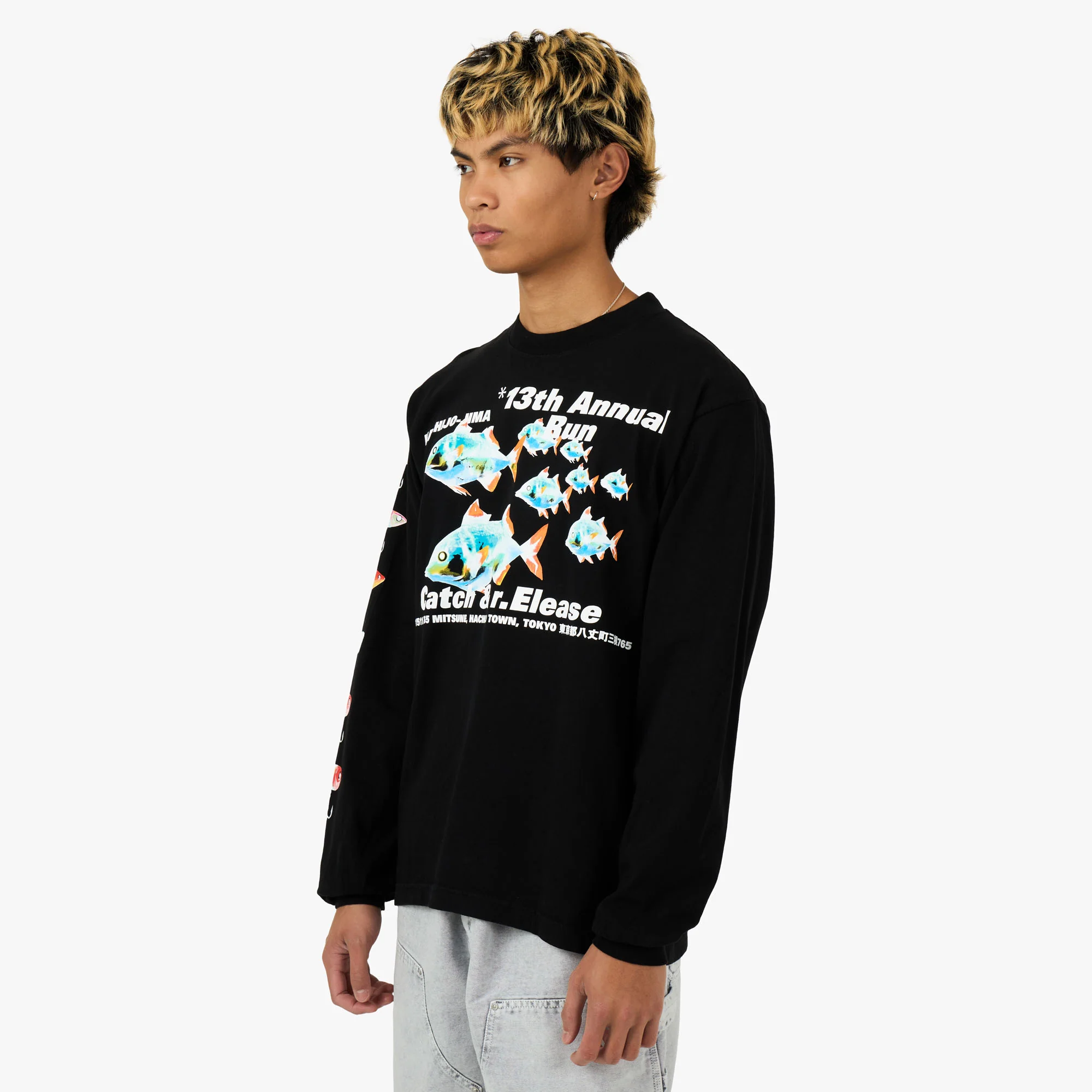 b.Eautiful Catch & Release Longsleeve Shirt Black - Image 2