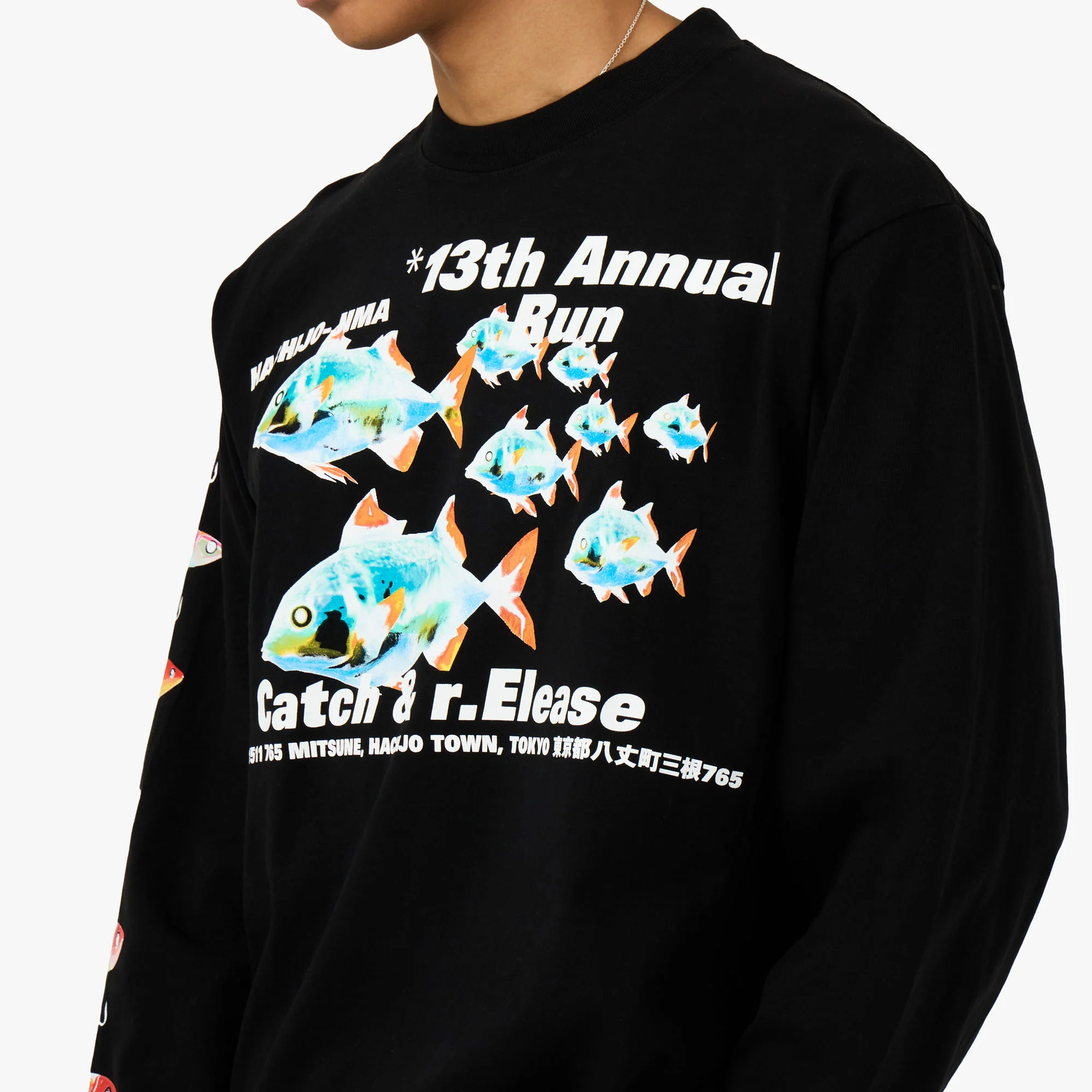b.Eautiful Catch & Release Longsleeve Shirt Black - Image 4
