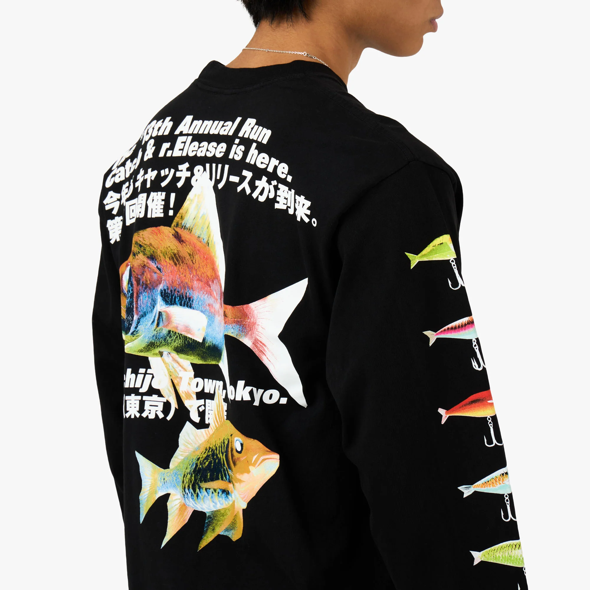 b.Eautiful Catch & Release Longsleeve Shirt Black - Image 5