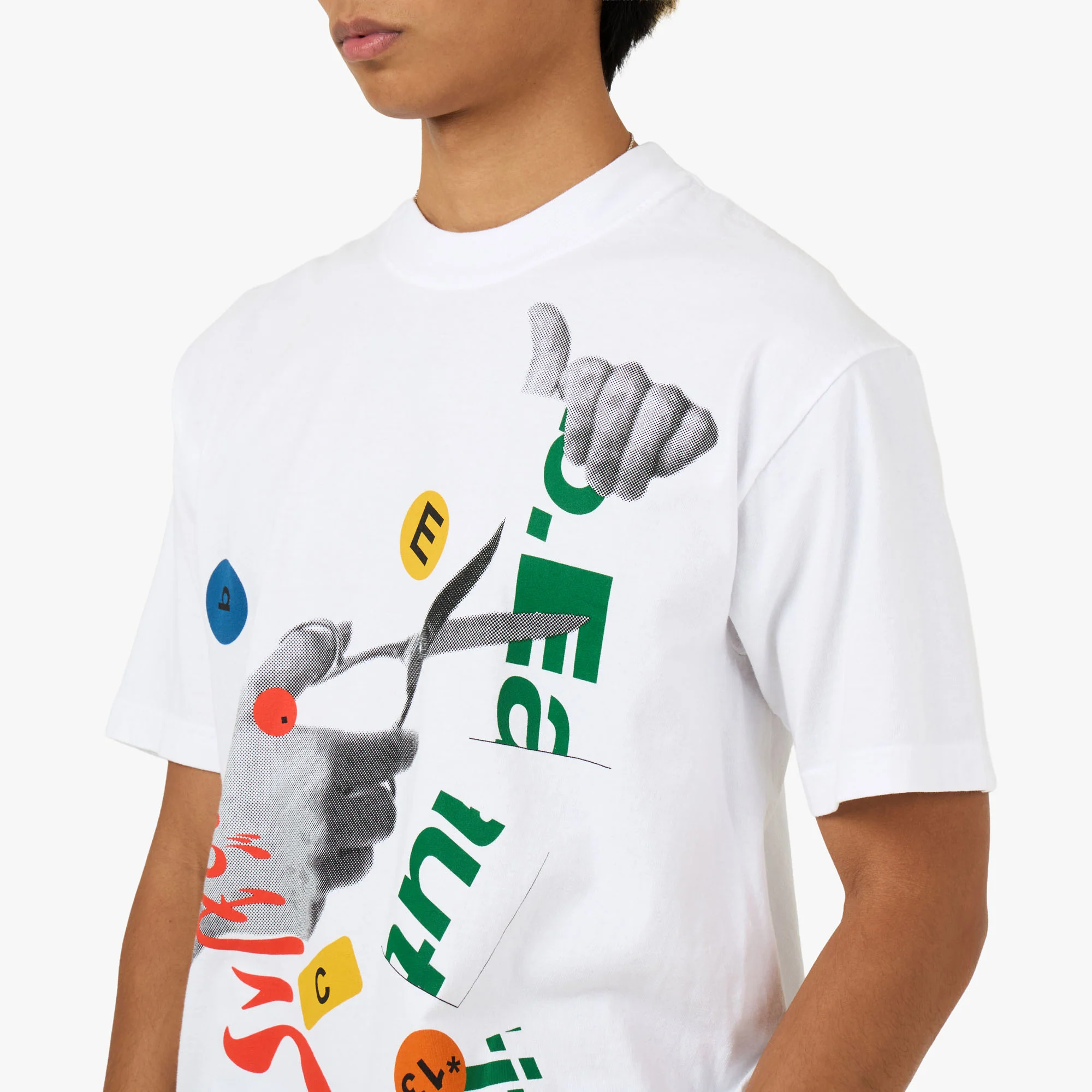 b.Eautiful Cutting T-Shirt White - Image 4