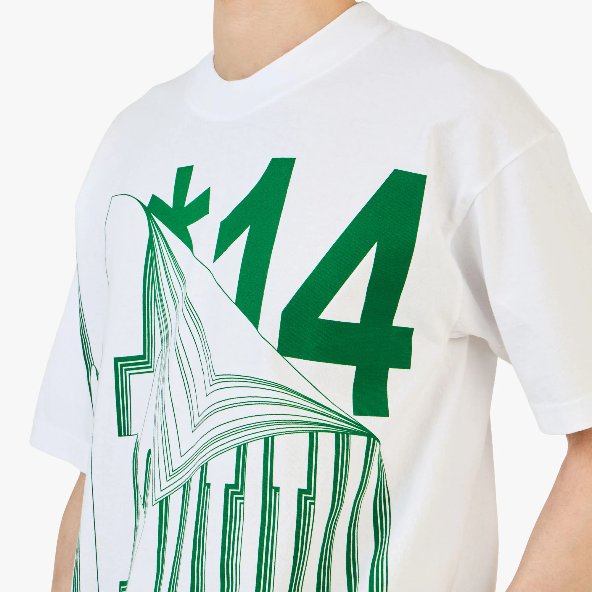 b.Eautiful Flip T-Shirt White - Image 4