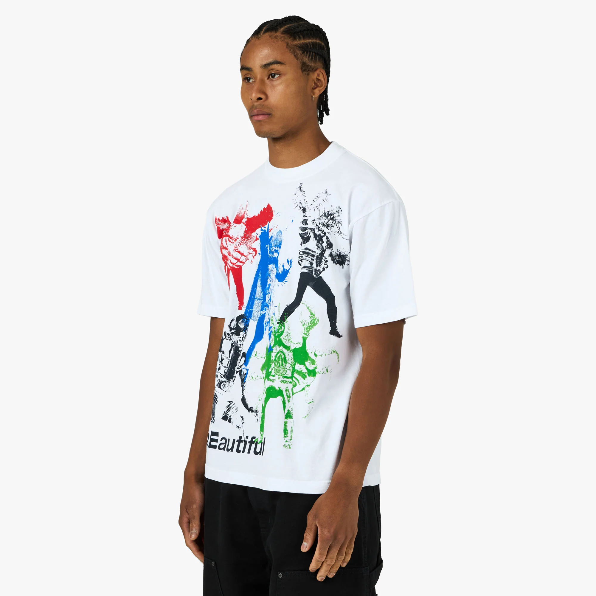b.Eautiful Hero T-Shirt White - Image 2