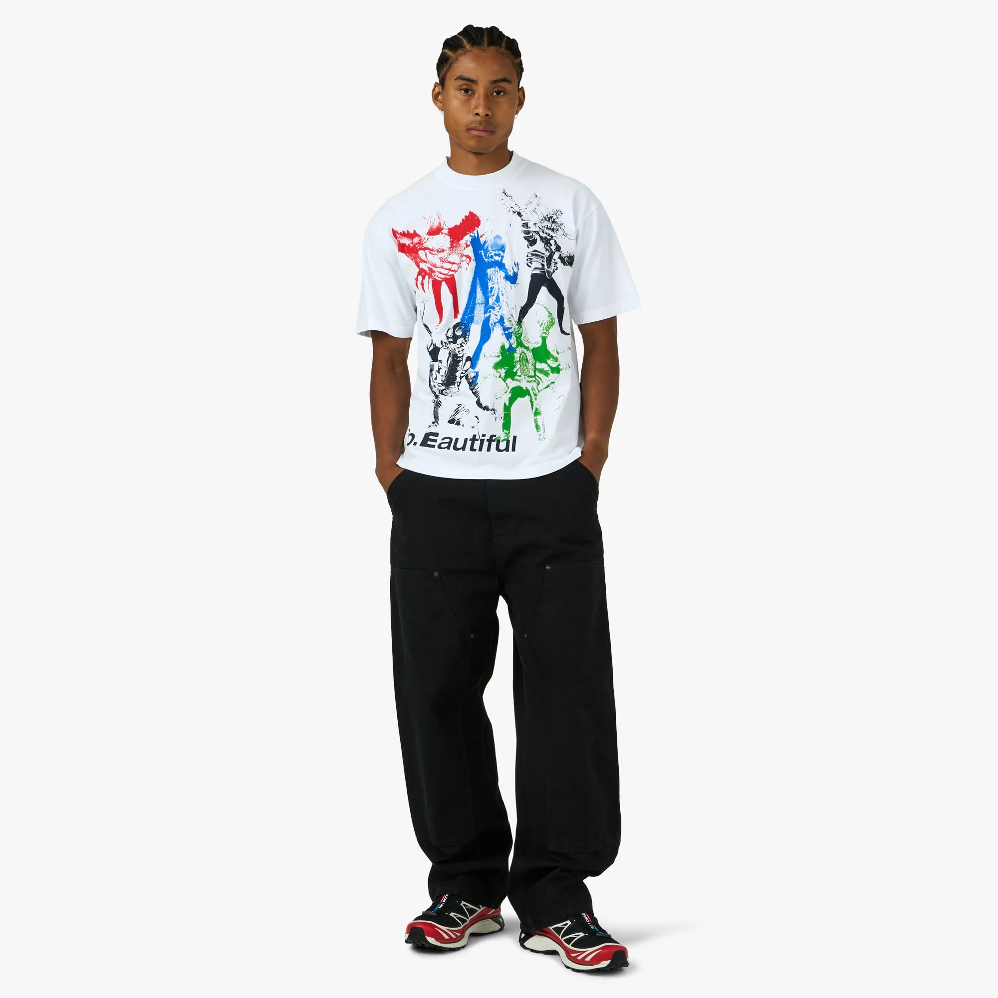 b.Eautiful Hero T-Shirt White - Image 6