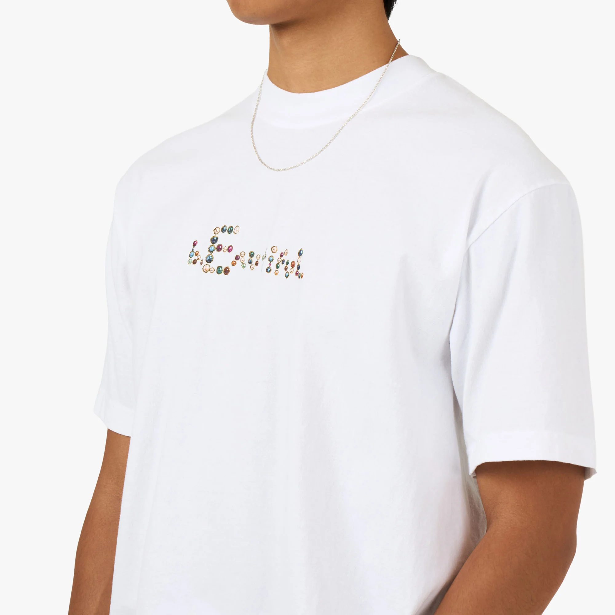 b.Eautiful Jewel T-Shirt White - Image 4