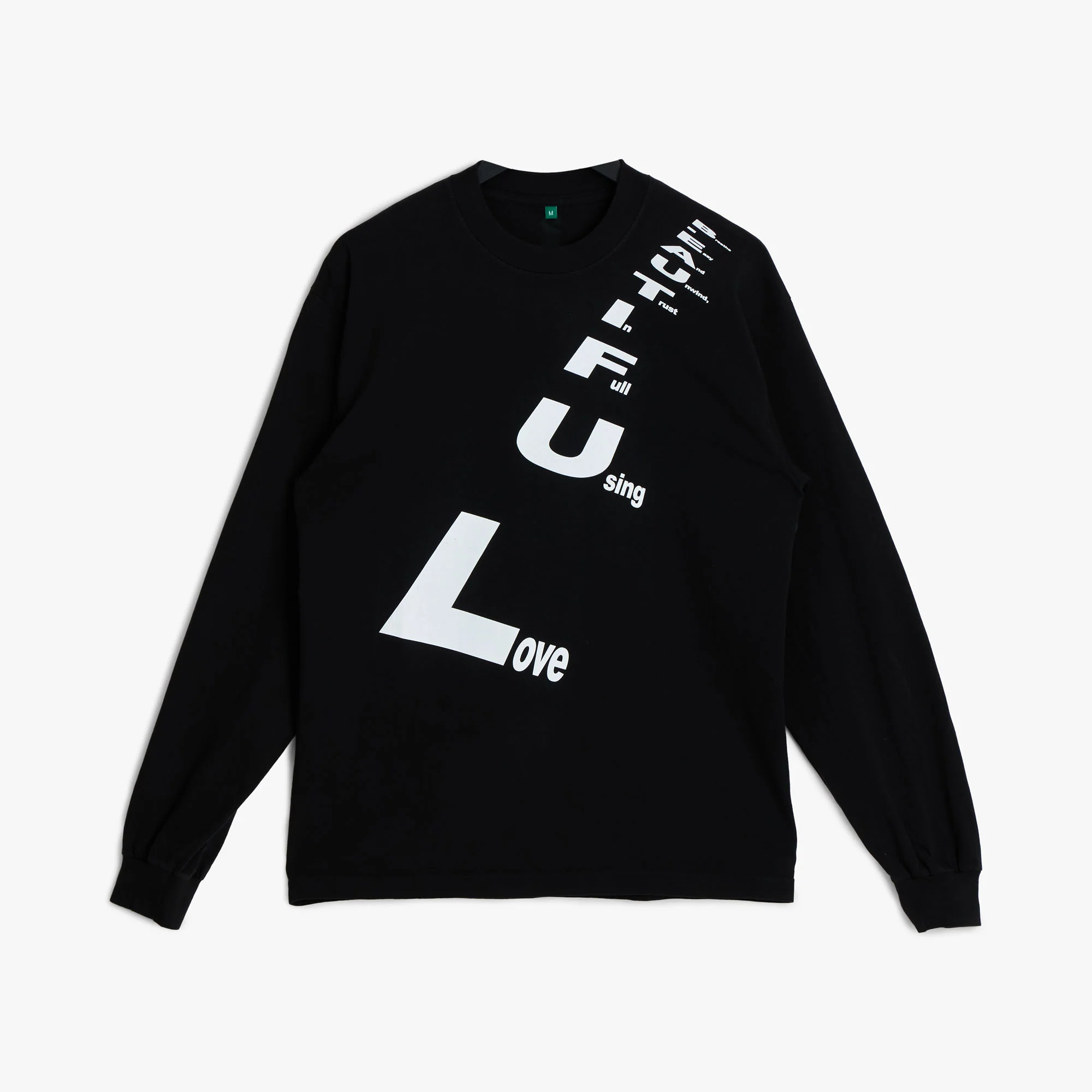 b.Eautiful Poem LS Shirt Black - Image 8