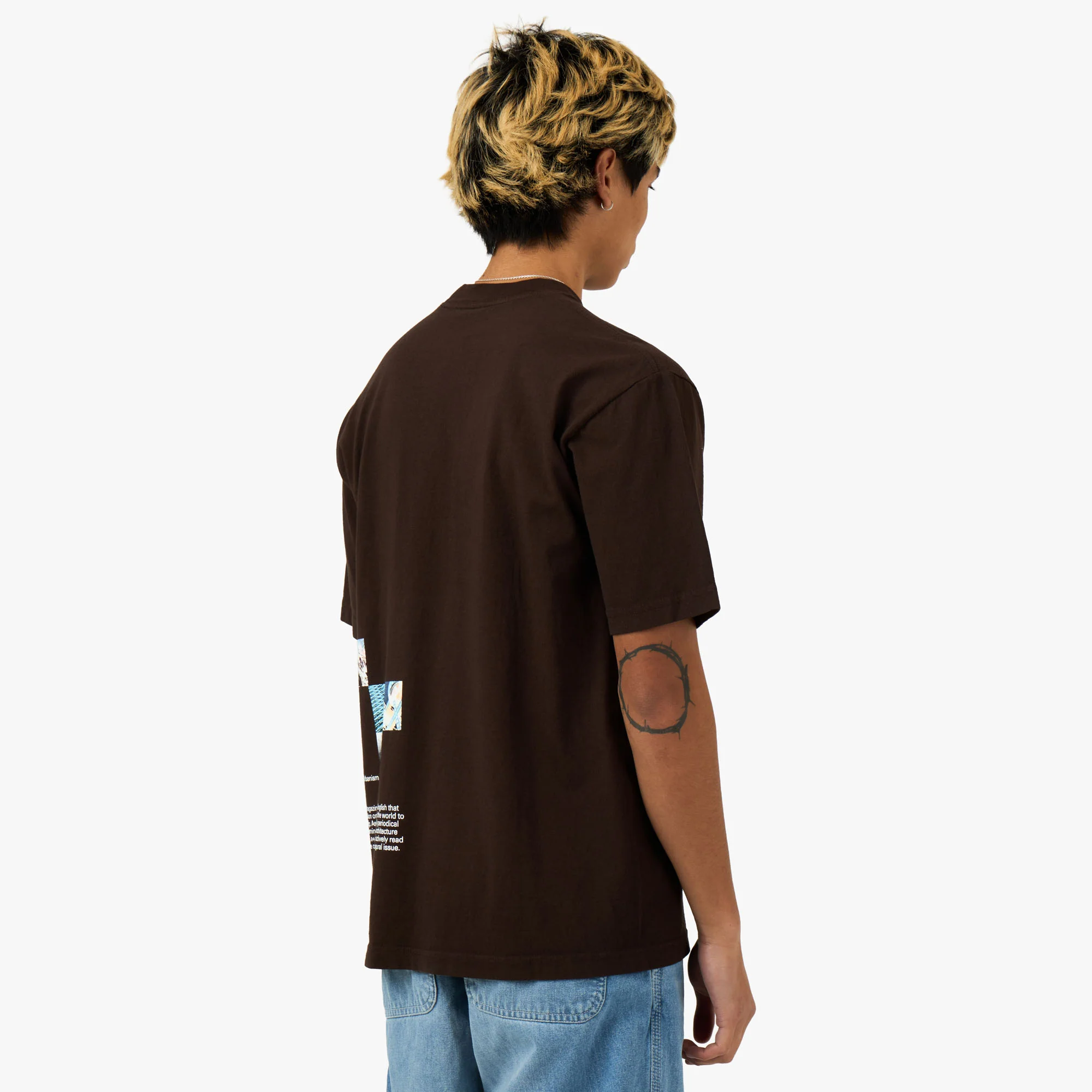 b.Eautiful Tange Issue T-Shirt Chocolate - Image 3