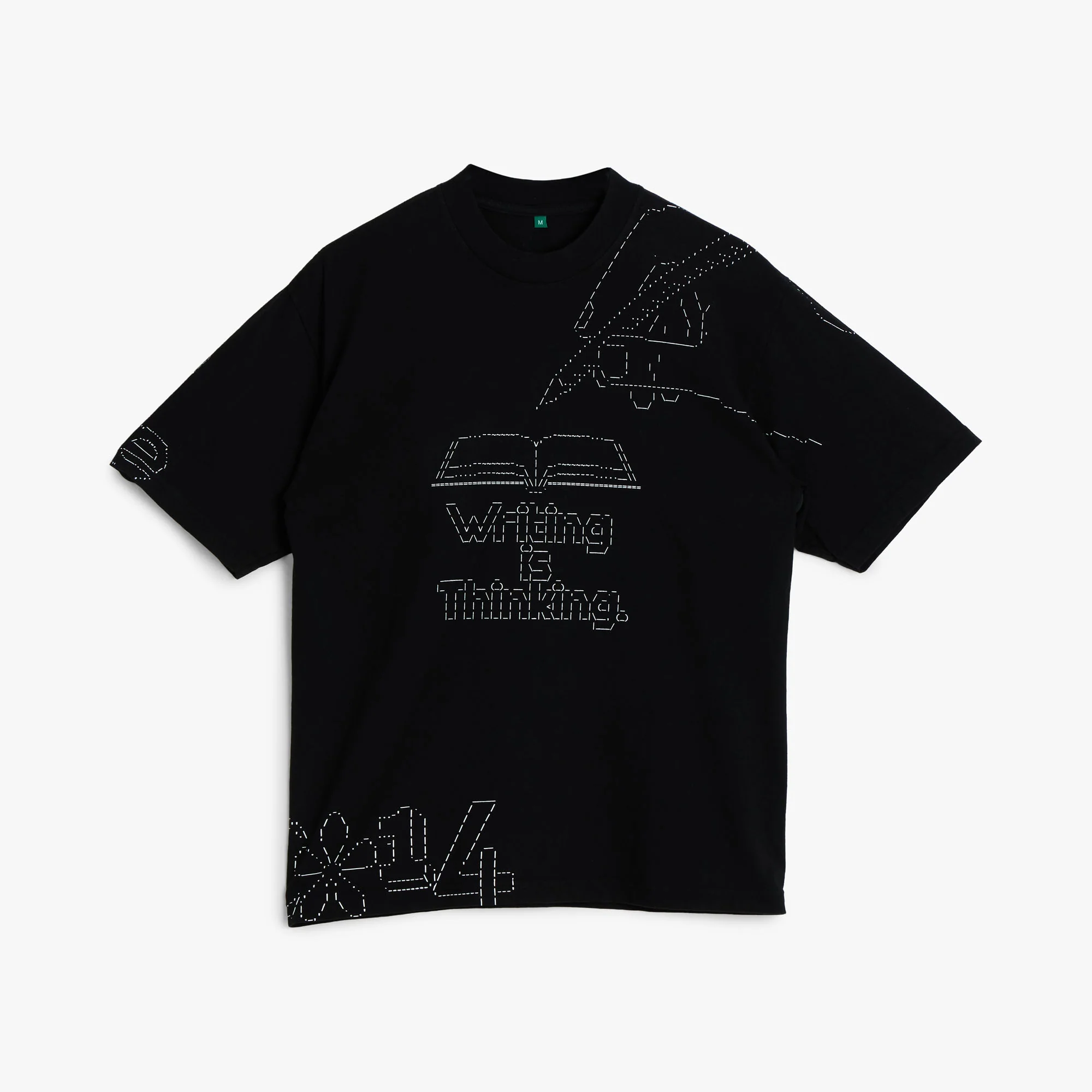 b.Eautiful Writing T-Shirt Black - Image 7