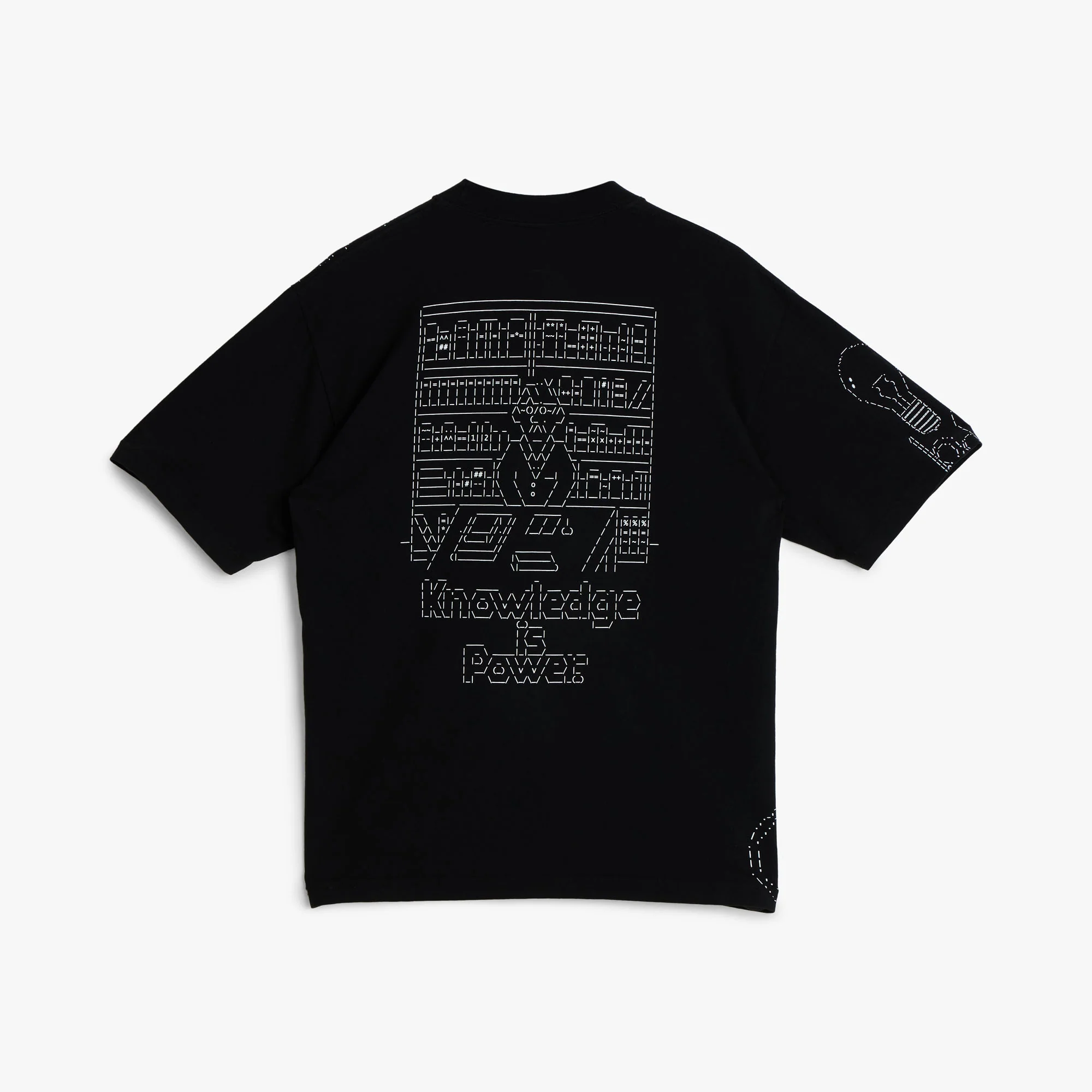 b.Eautiful Writing T-Shirt Black - Image 8