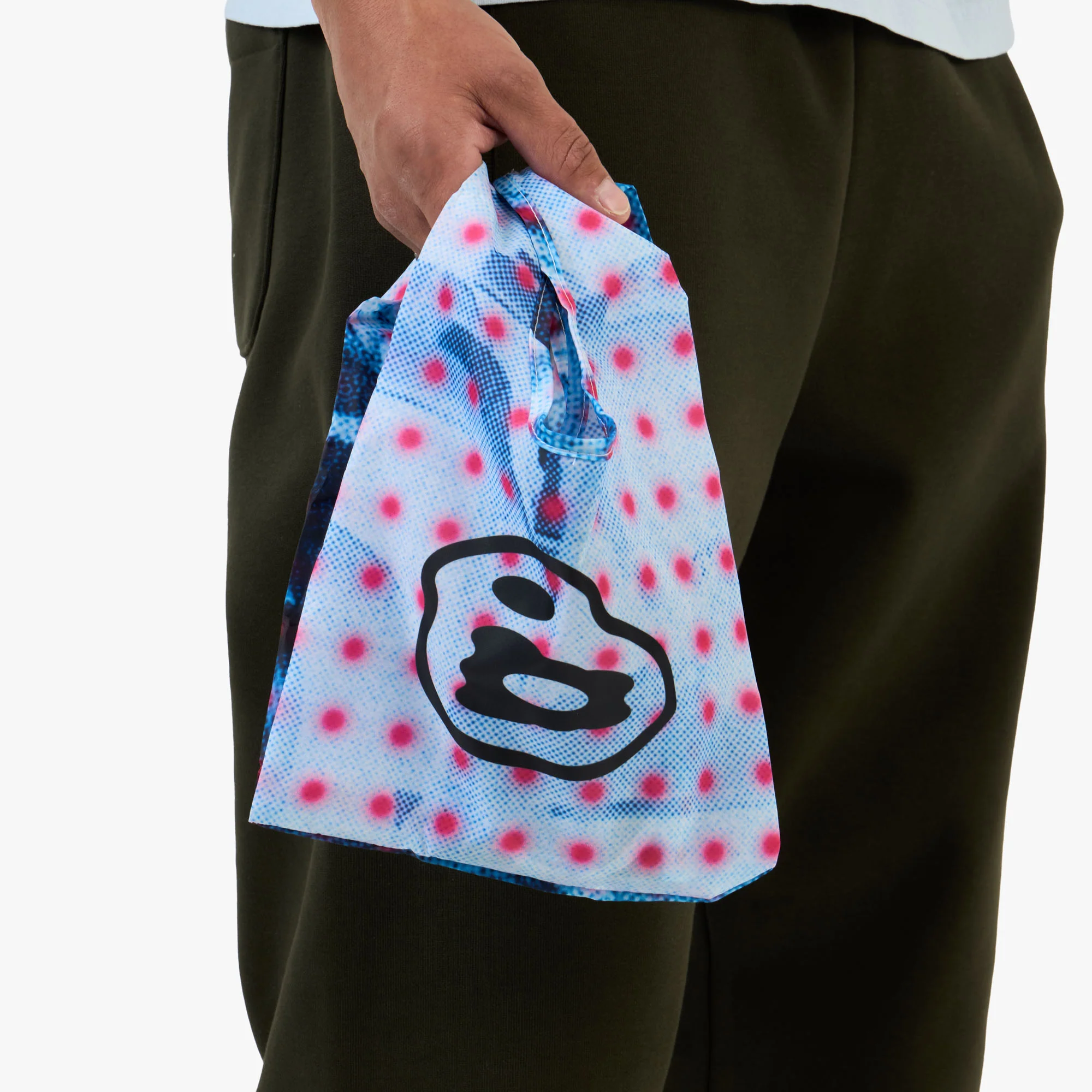 b.Eautiful x LTTT Dots Reusable Bag Mini Blue/Pink - Image 8