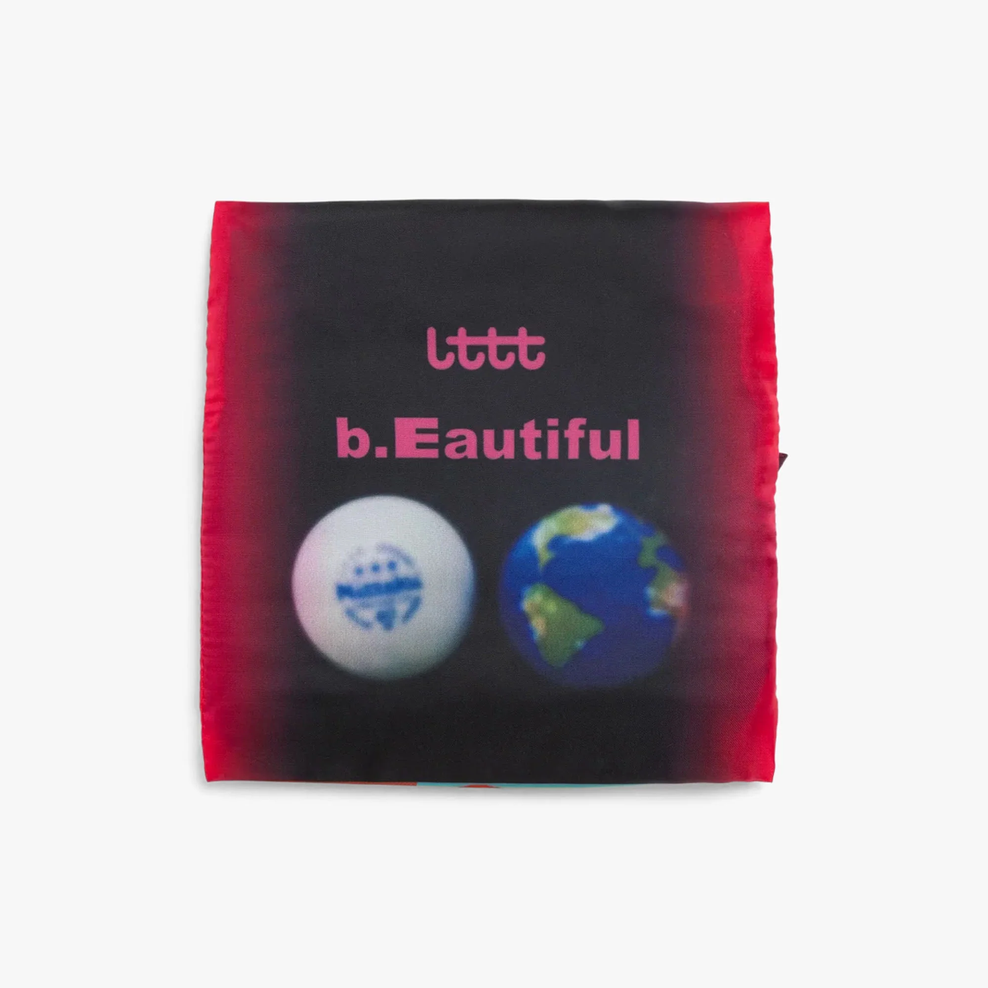 b.Eautiful x LTTT Globe Reusable Bag XL Black/Green - Image 3
