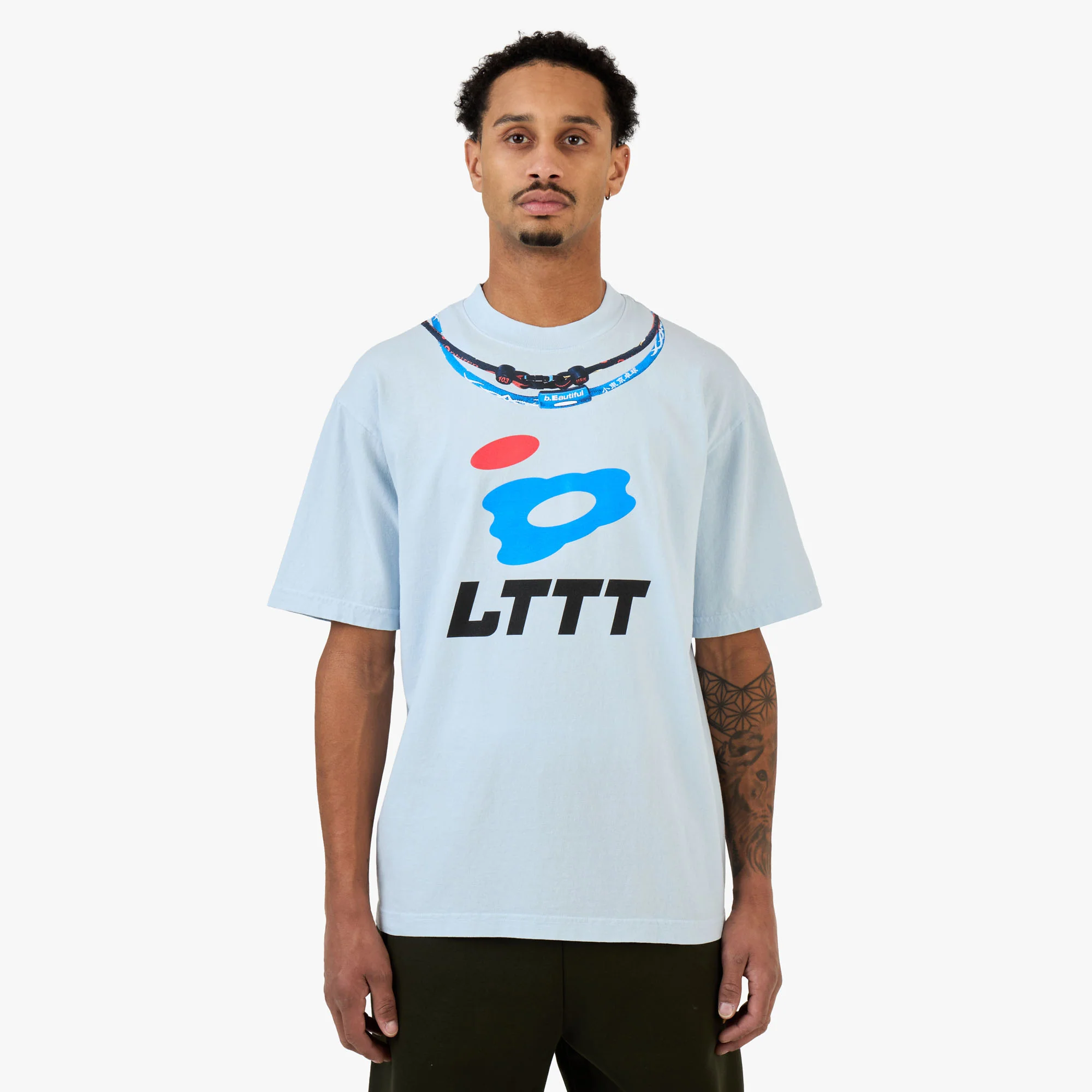 b.Eautiful x LTTT Joy T-Shirt Light Blue