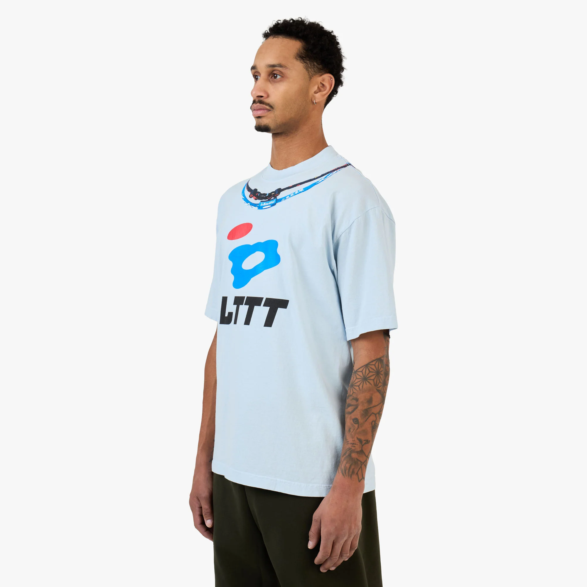 b.Eautiful x LTTT Joy T-Shirt Light Blue - Image 2