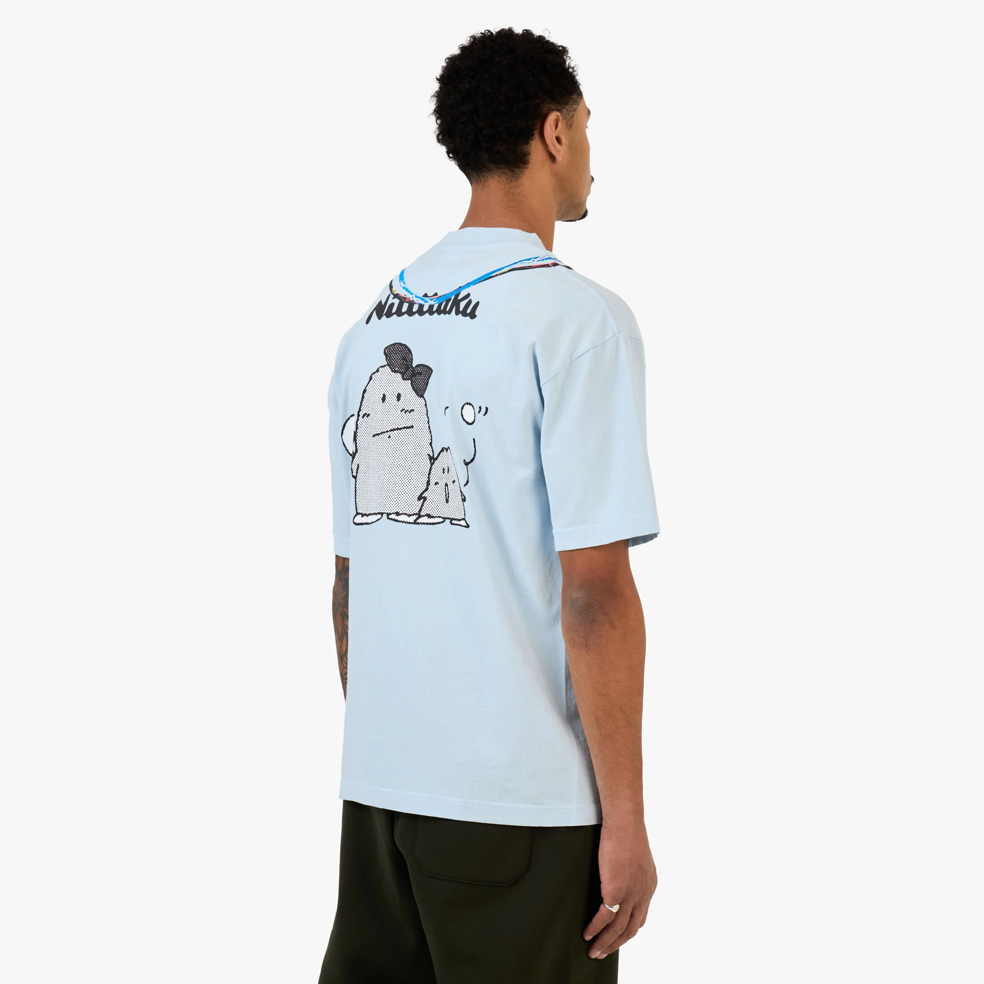 b.Eautiful x LTTT Joy T-Shirt Light Blue - Image 3