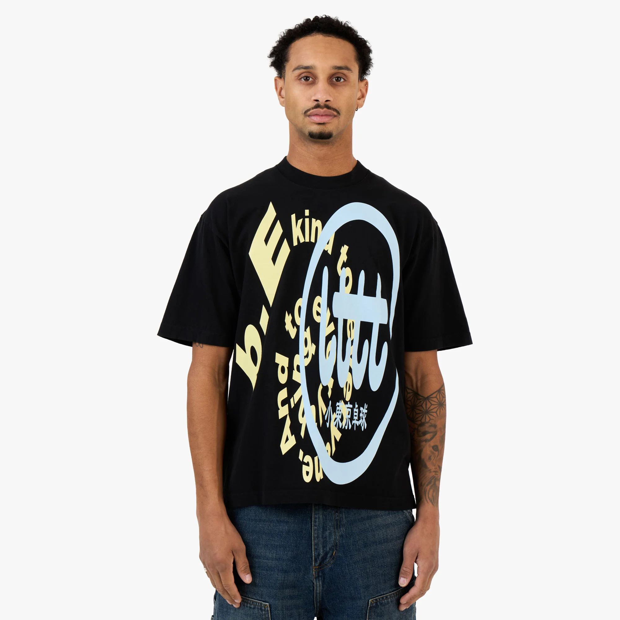 b.Eautiful x LTTT Logos T-Shirt Black
