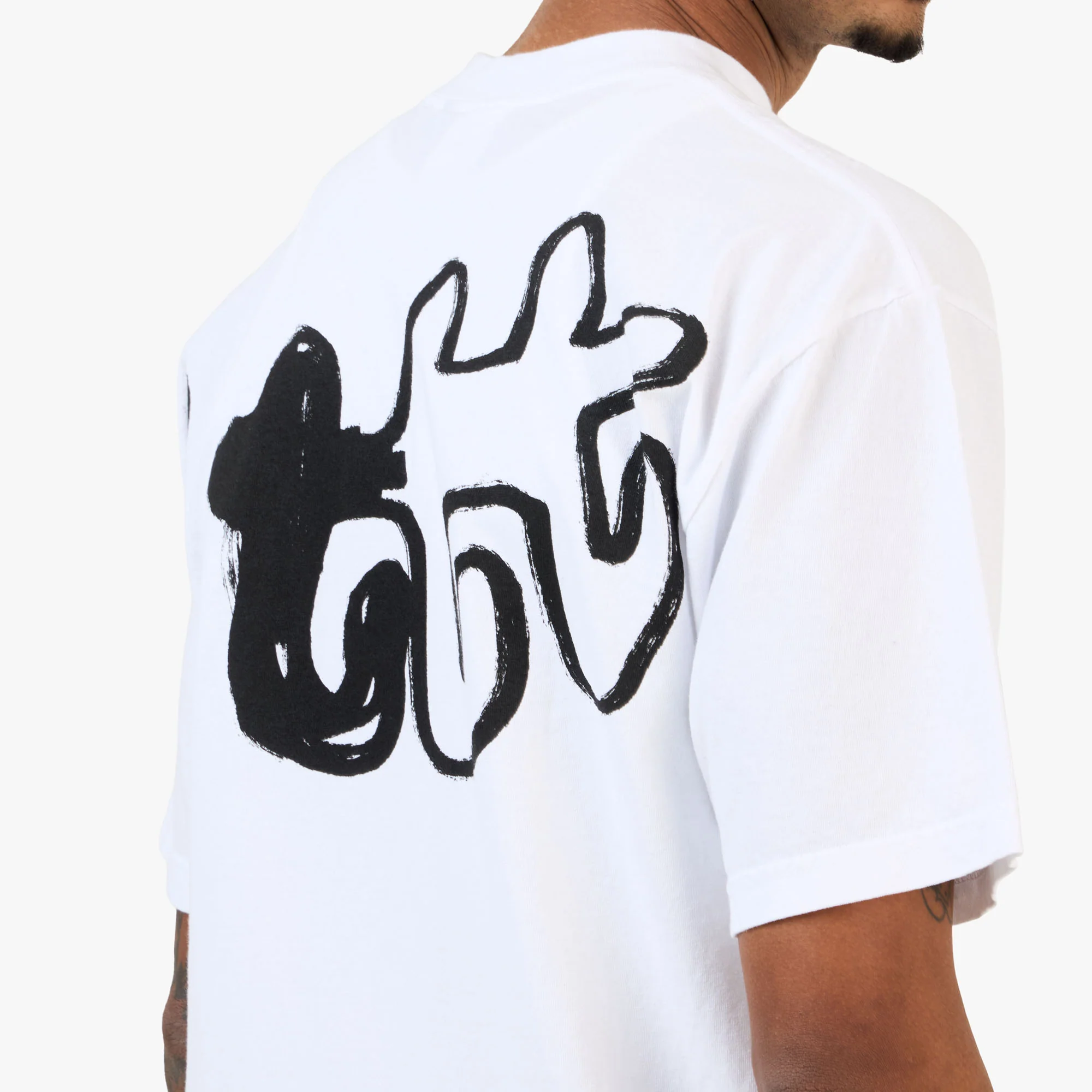 b.Eautiful x LTTT Puffy Fish T-Shirt White - Image 5