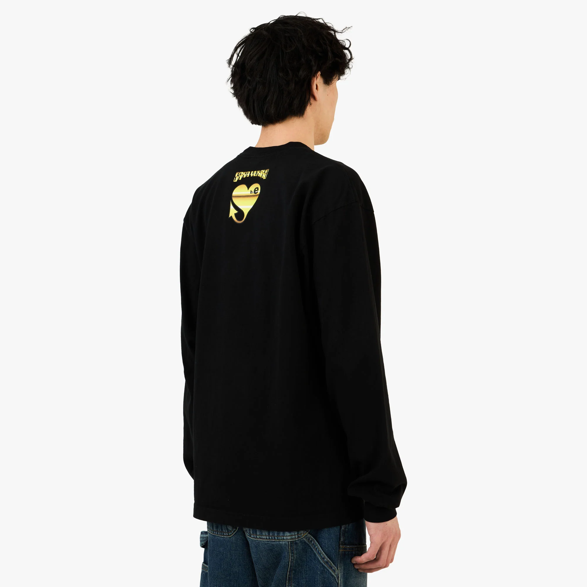 b.Eautiful x Sara Yukiko b.e Angel LS Shirt Black - Image 3