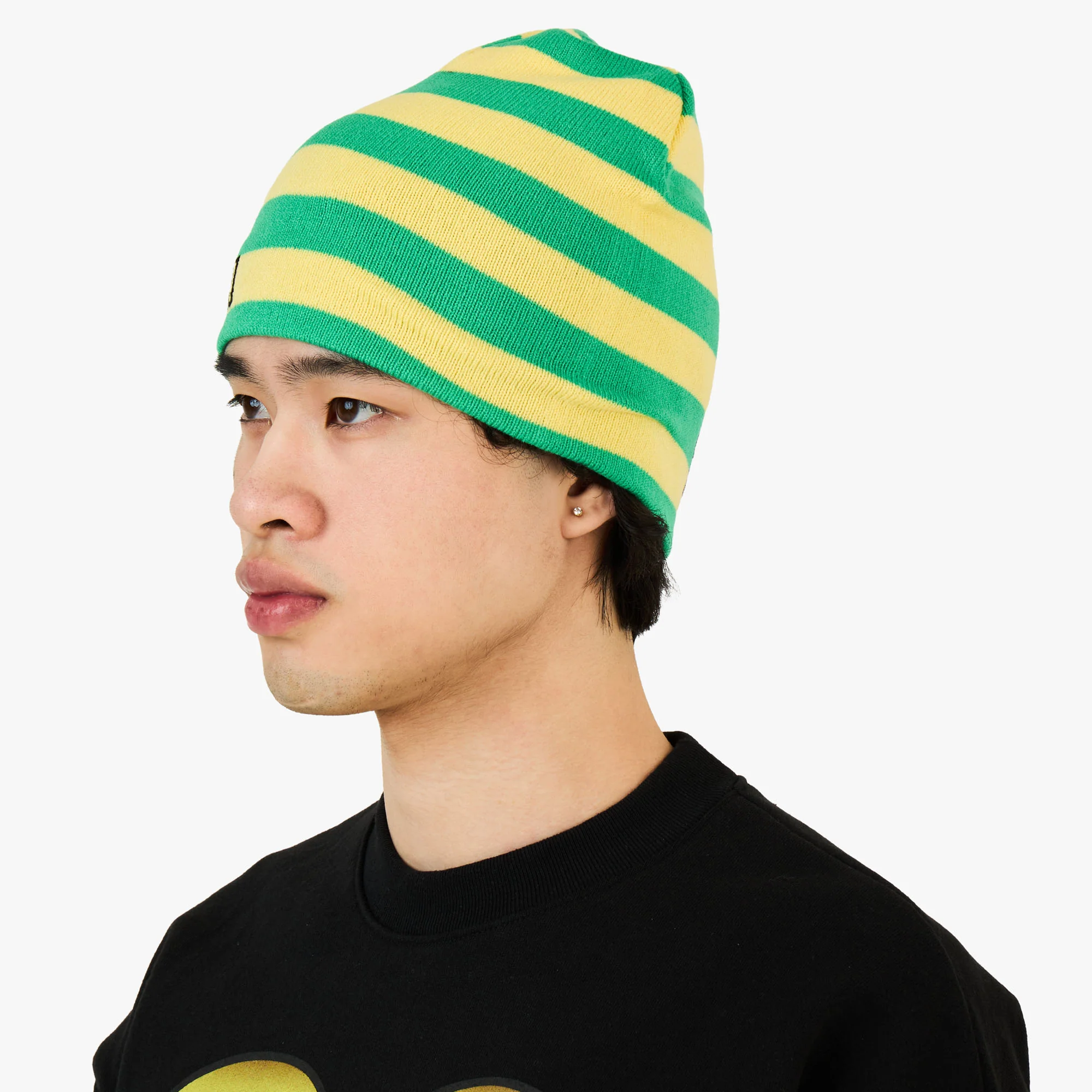 b.Eautiful x Sara Yukiko b.e Bad Beanie Green / Yellow - Image 2
