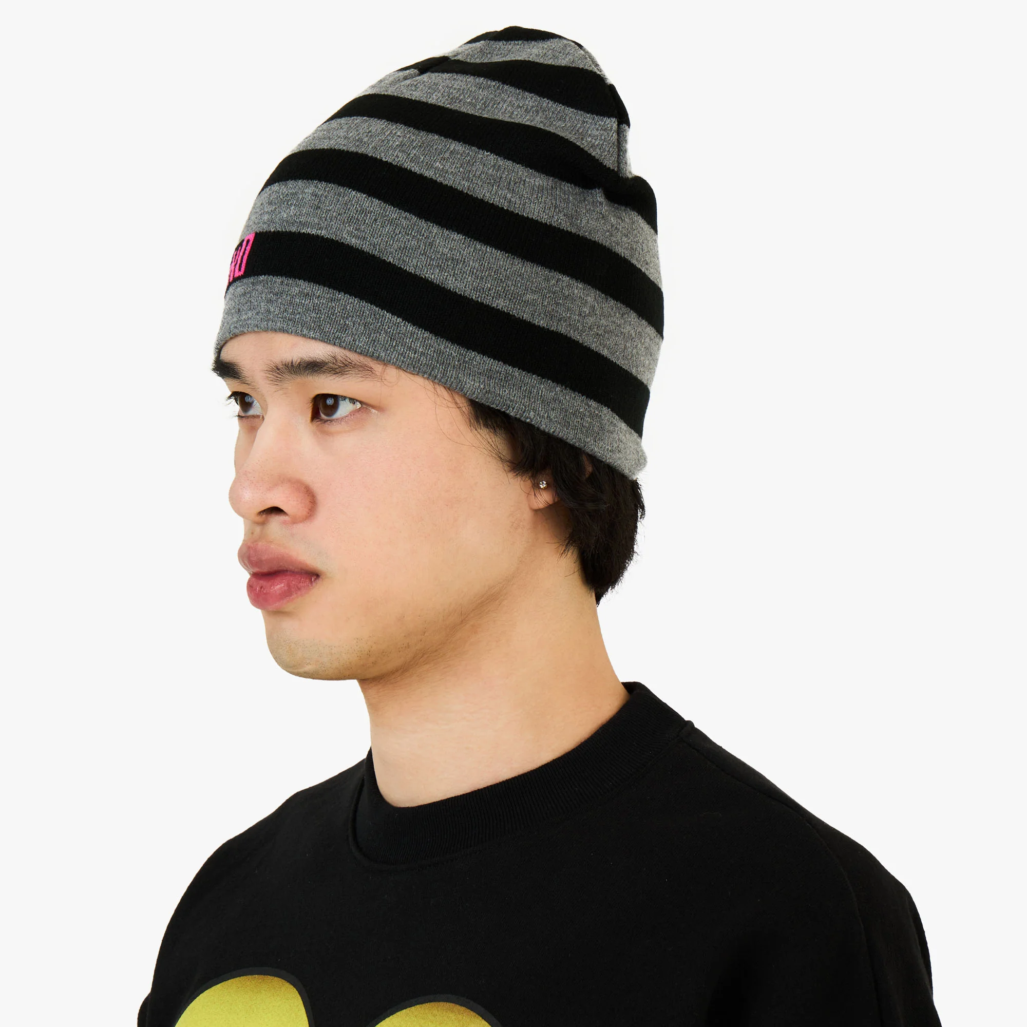 b.Eautiful x Sara Yukiko b.e Bad Beanie Grey / Black - Image 2