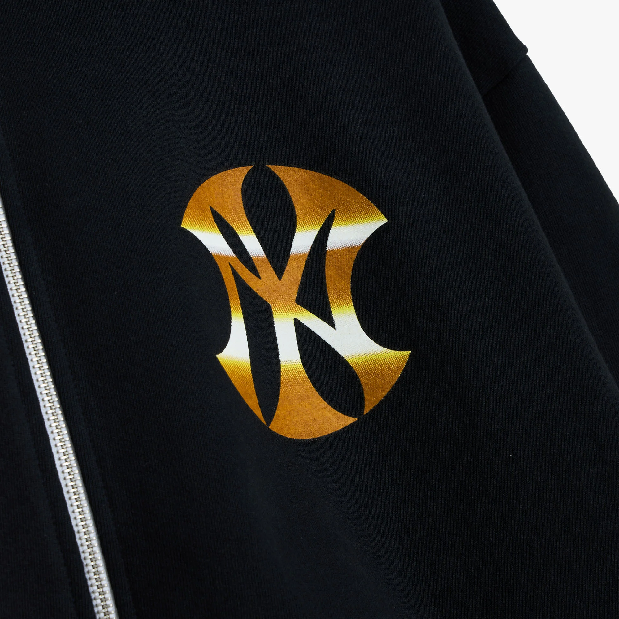 b.Eautiful x Sara Yukiko Wavy NY Zip Up Hoodie Navy - Image 12