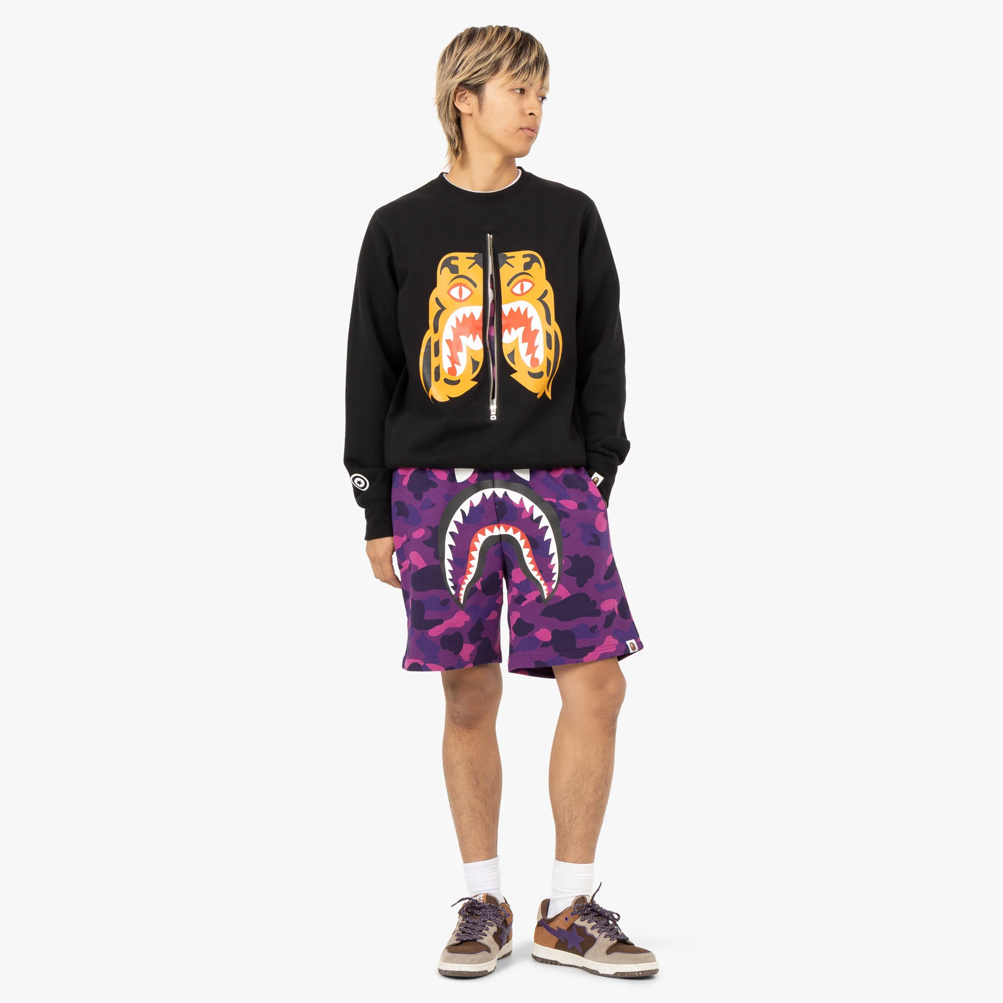 BAPE Tiger Crewneck / Black - Image 6