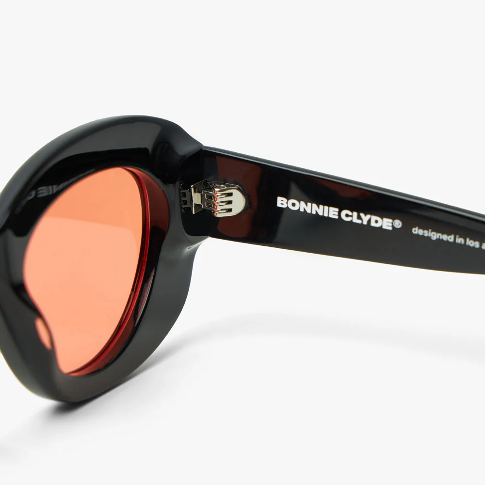 Bonnie Clyde Portal Sunglasses Black / Orange - Image 5