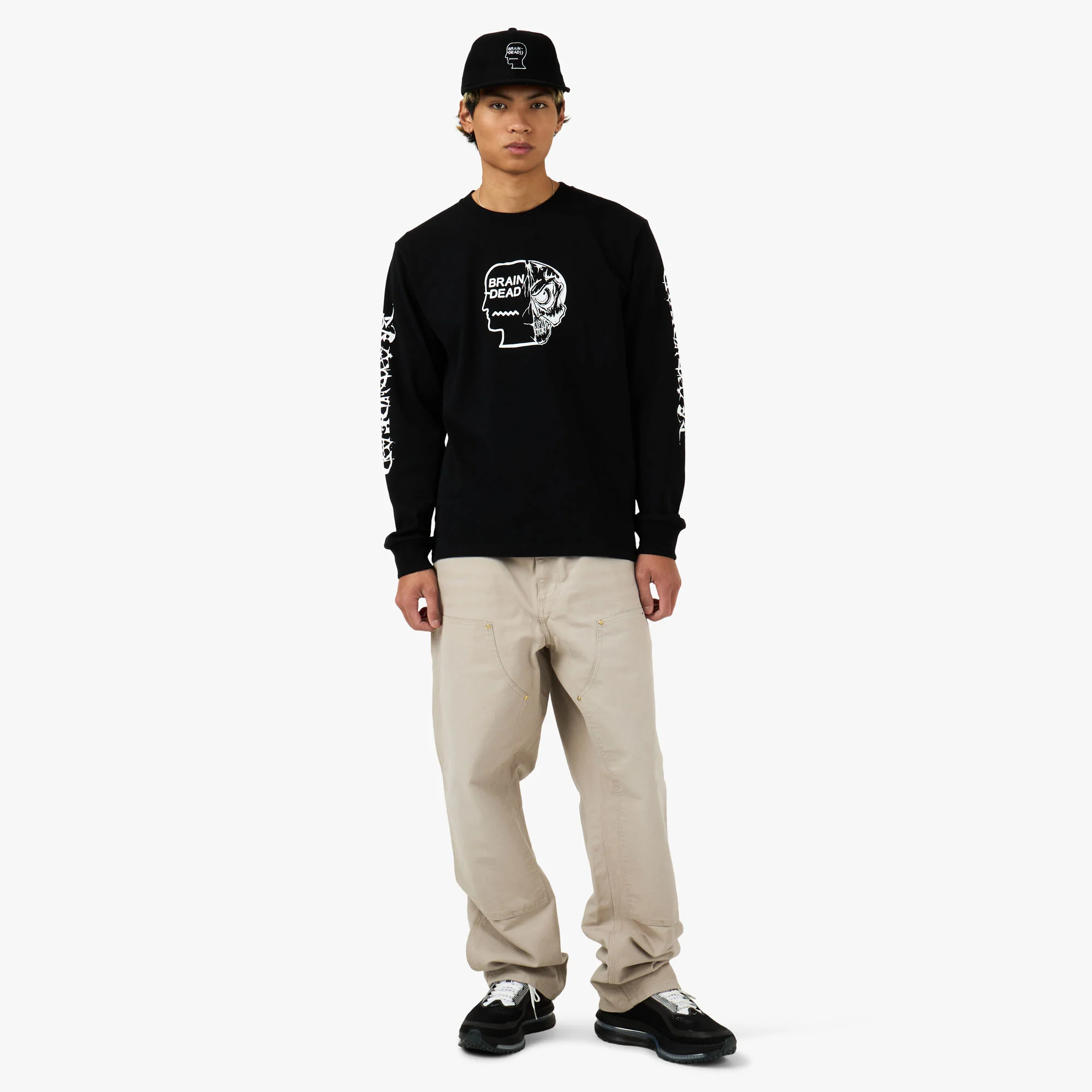 Brain Dead Skull Mech Long Sleeve Black - Image 6