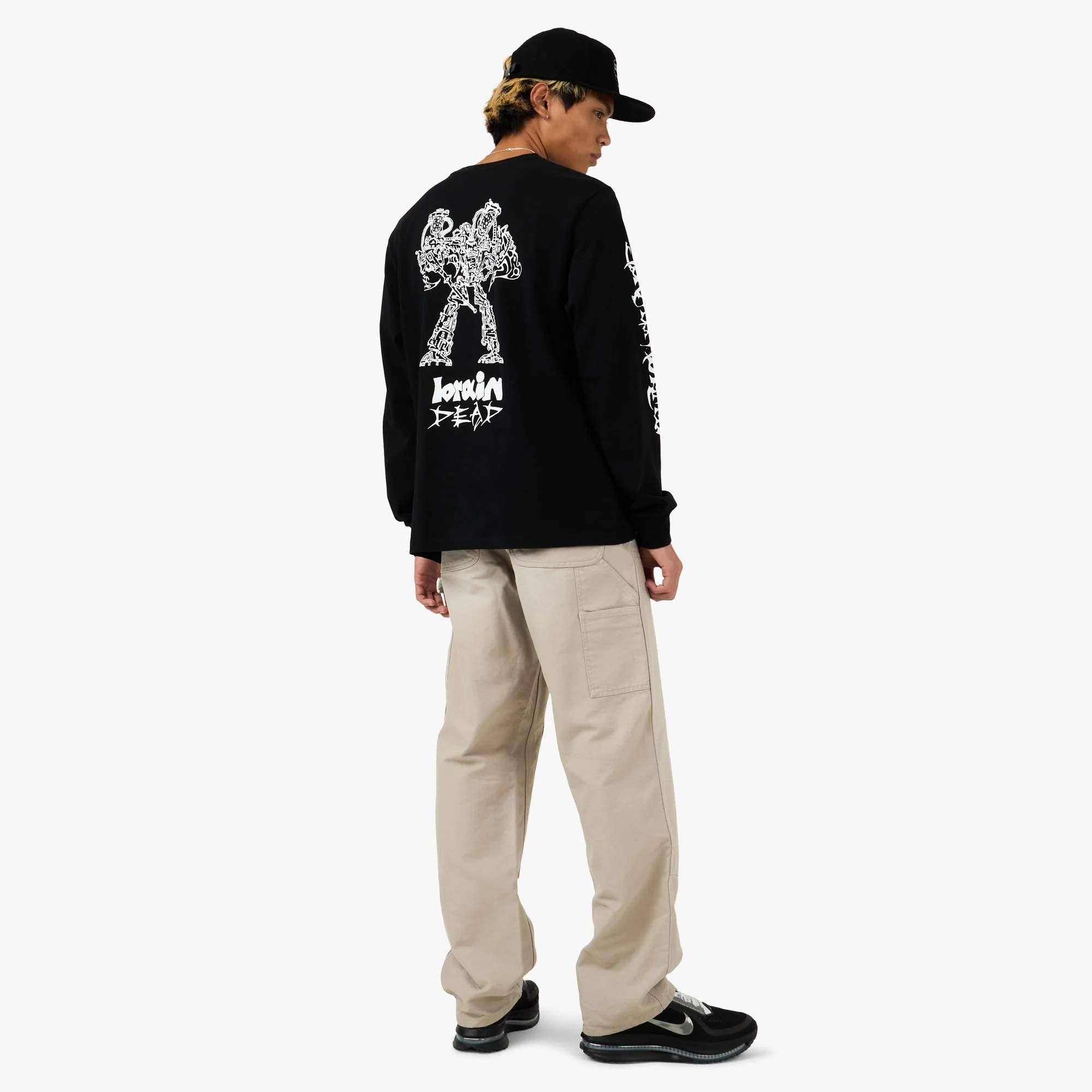 Brain Dead Skull Mech Long Sleeve Black - Image 7