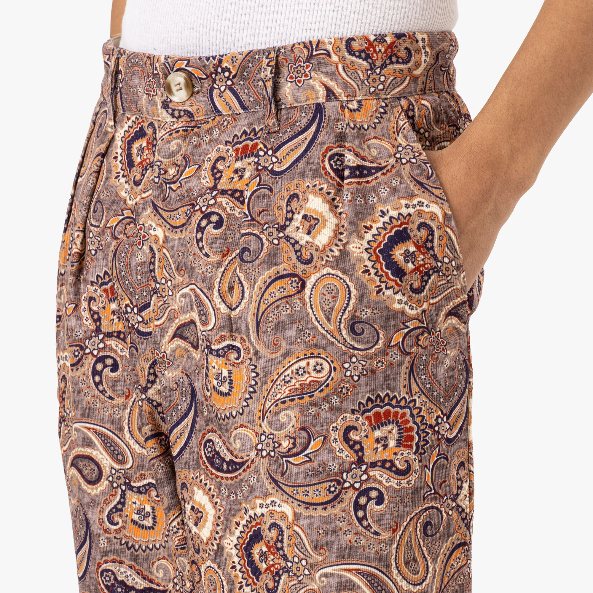Brother Brother Double Pleated Pant / Paisley - Image 4