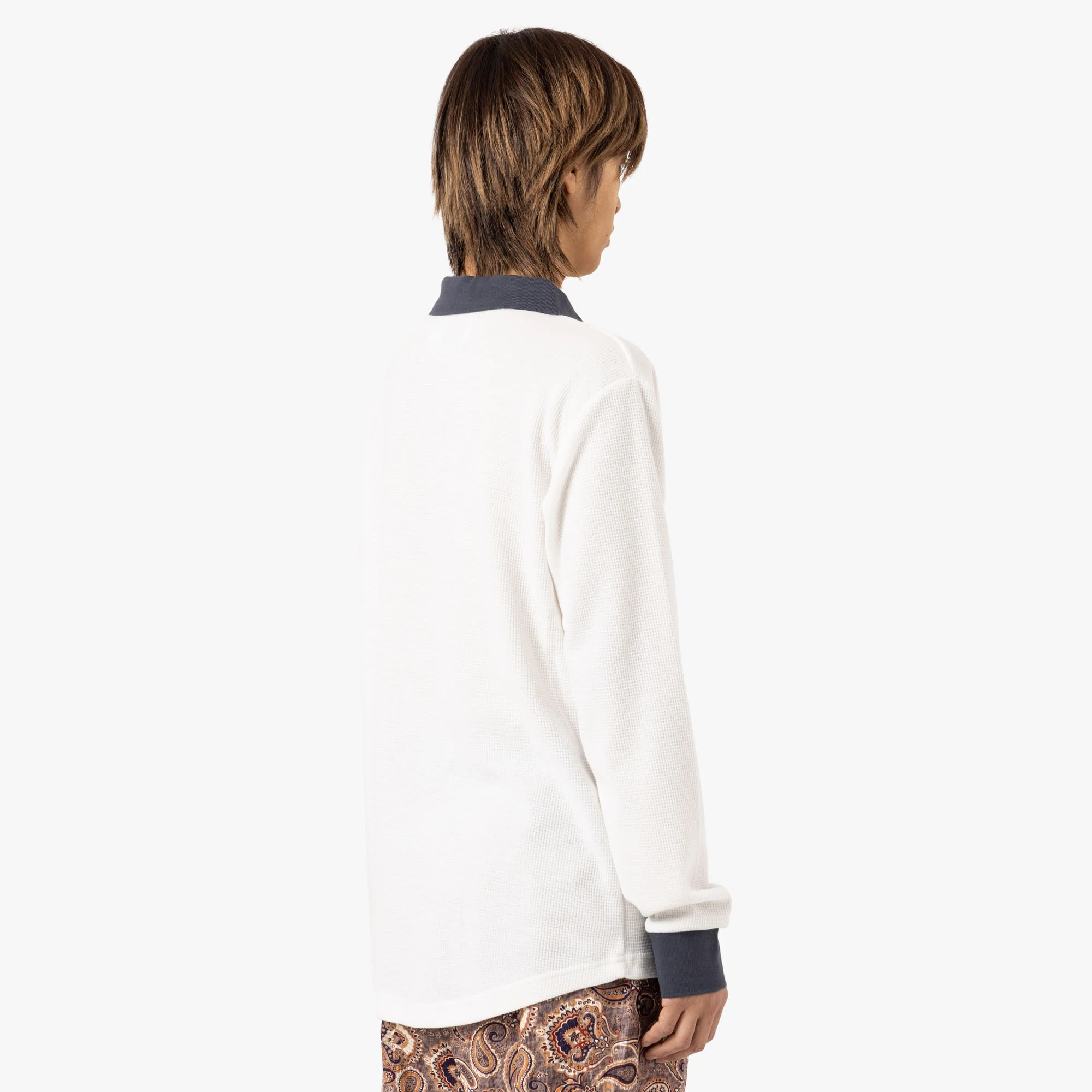 Brother Brother Keepers Thermal Polo White / Grey - Image 3