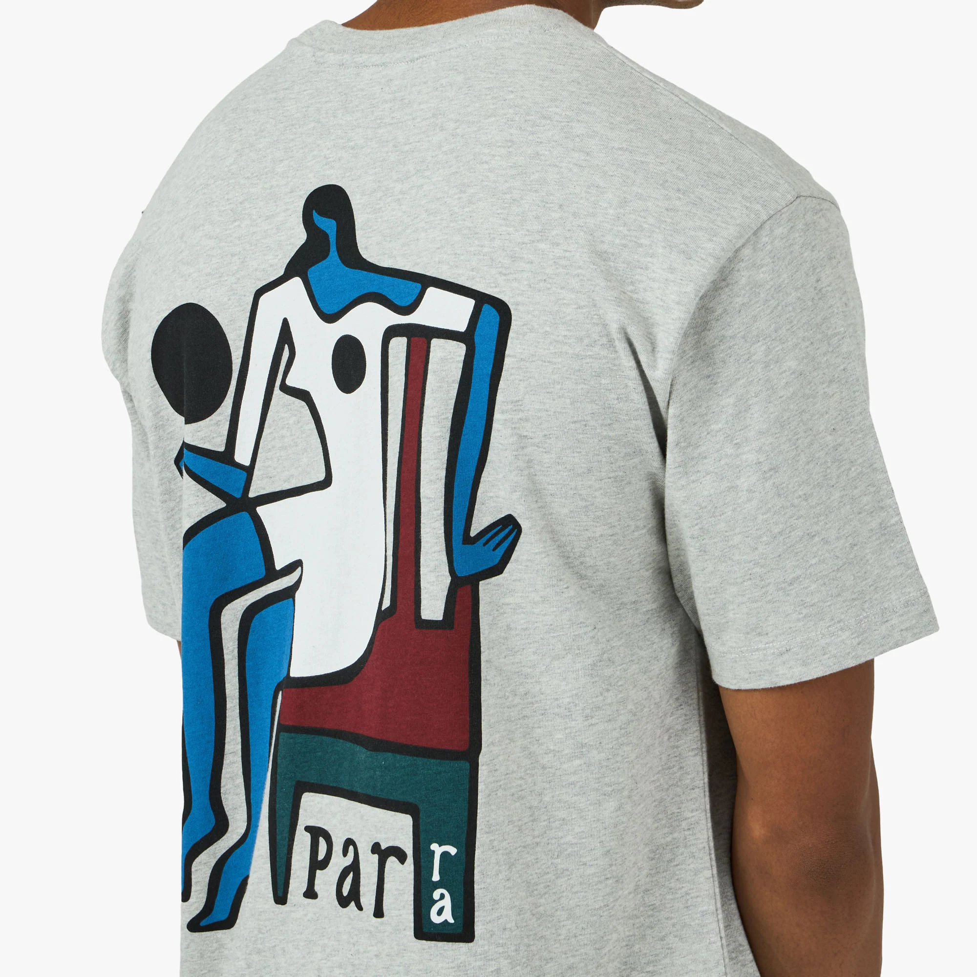 by Parra Chair Baller T-Shirt Heather Grey - Image 5