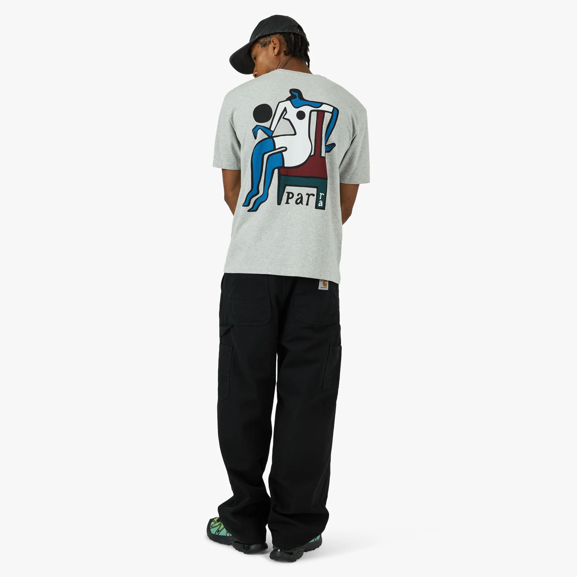 by Parra Chair Baller T-Shirt Heather Grey - Image 7