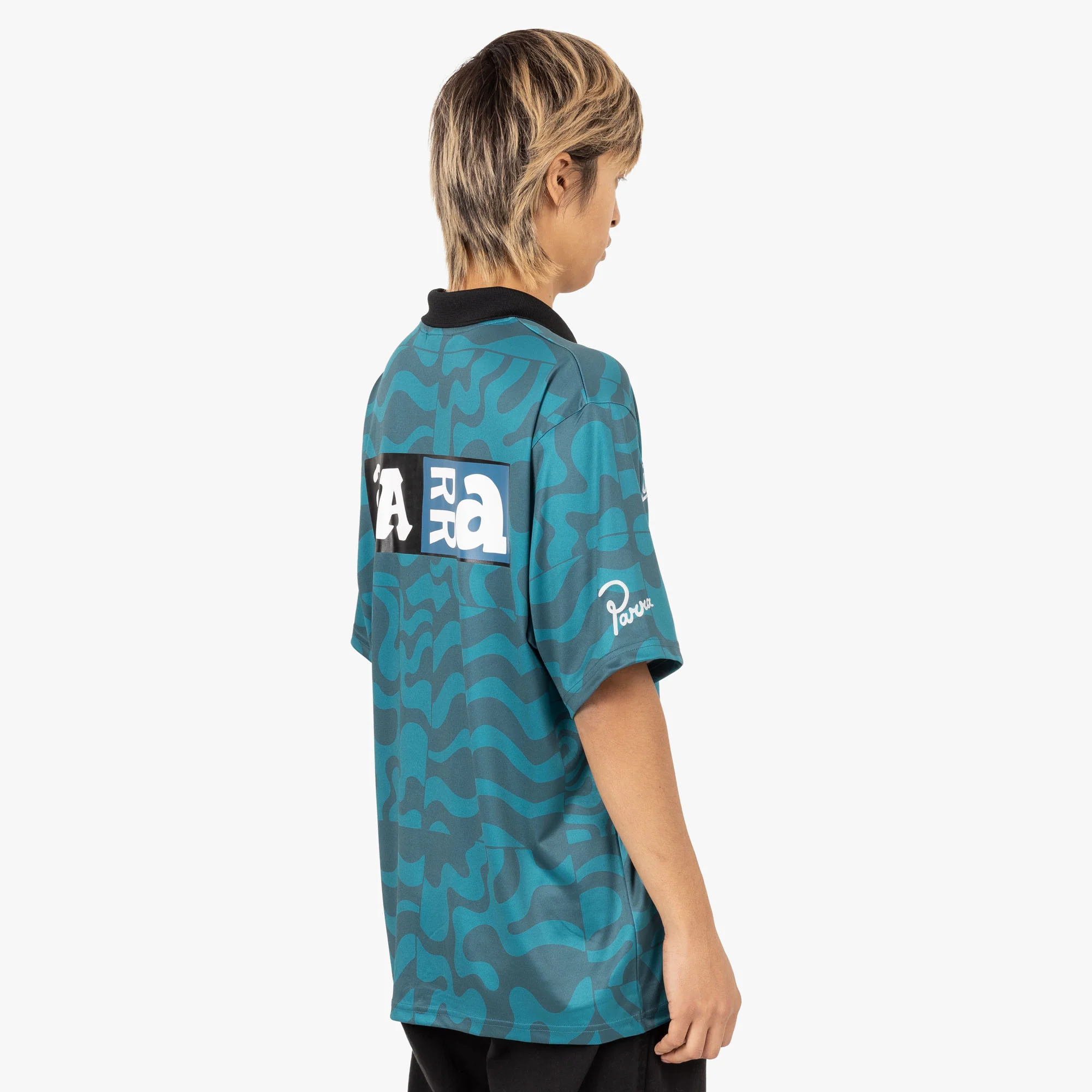by Parra Flage Polo Shirt / Deep Sea Green - Image 3