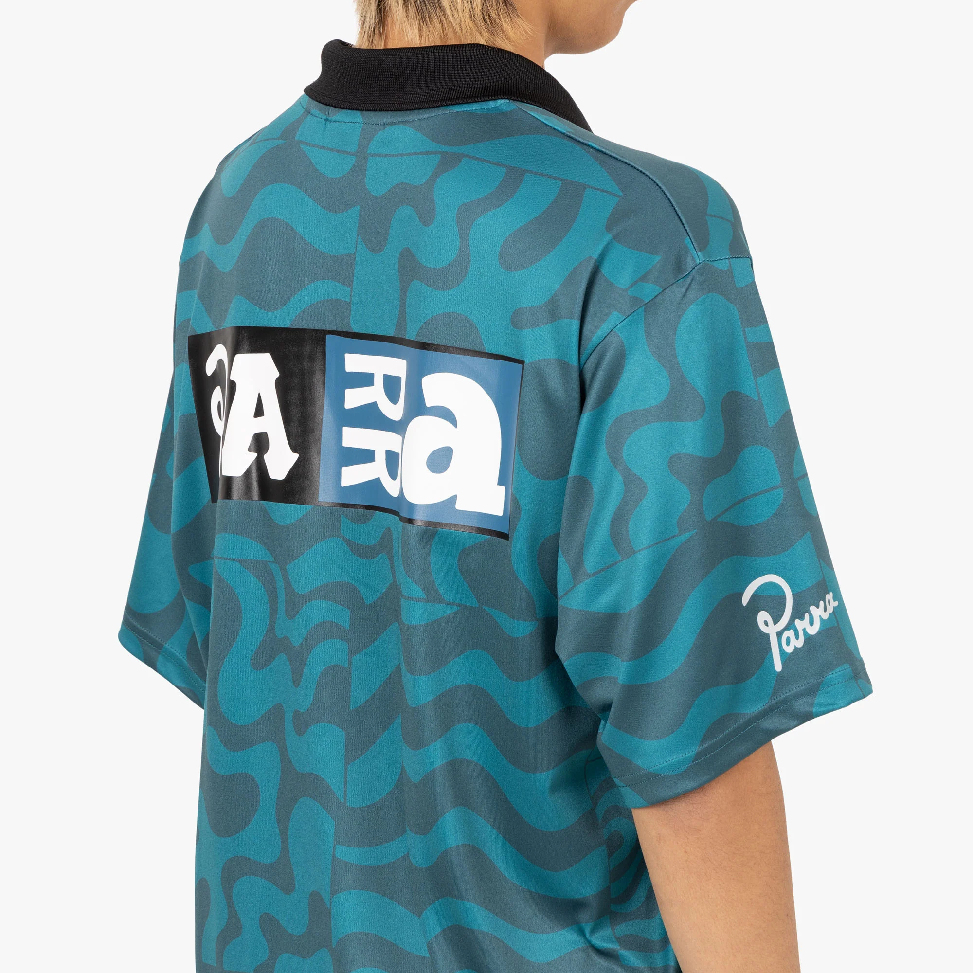 by Parra Flage Polo Shirt / Deep Sea Green - Image 5