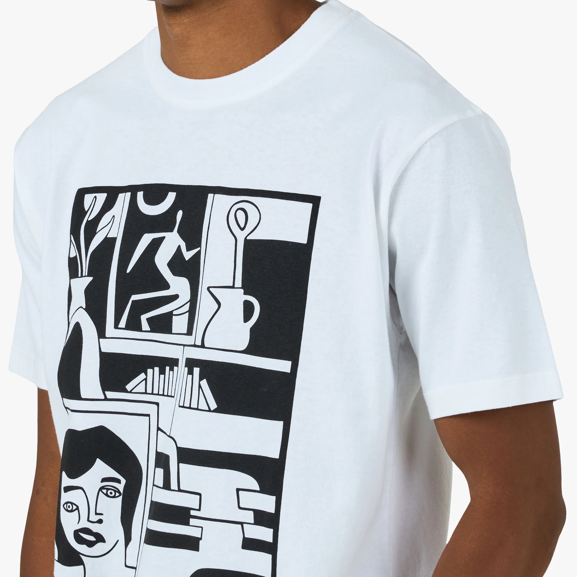 by Parra Our House T-Shirt White - Image 4