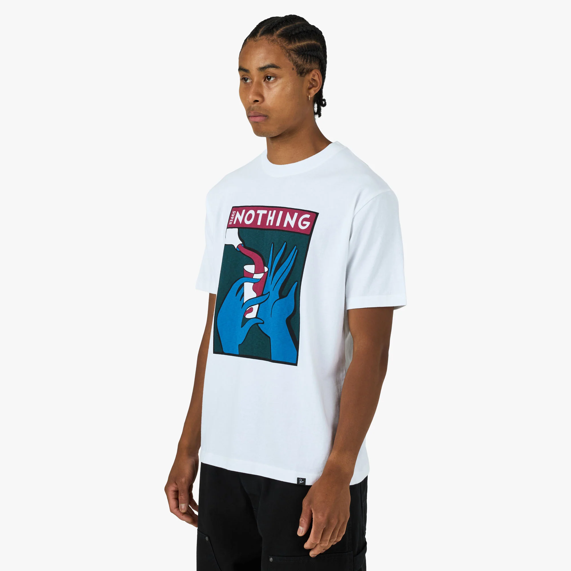 by Parra Super Nothing T-Shirt White - Image 2