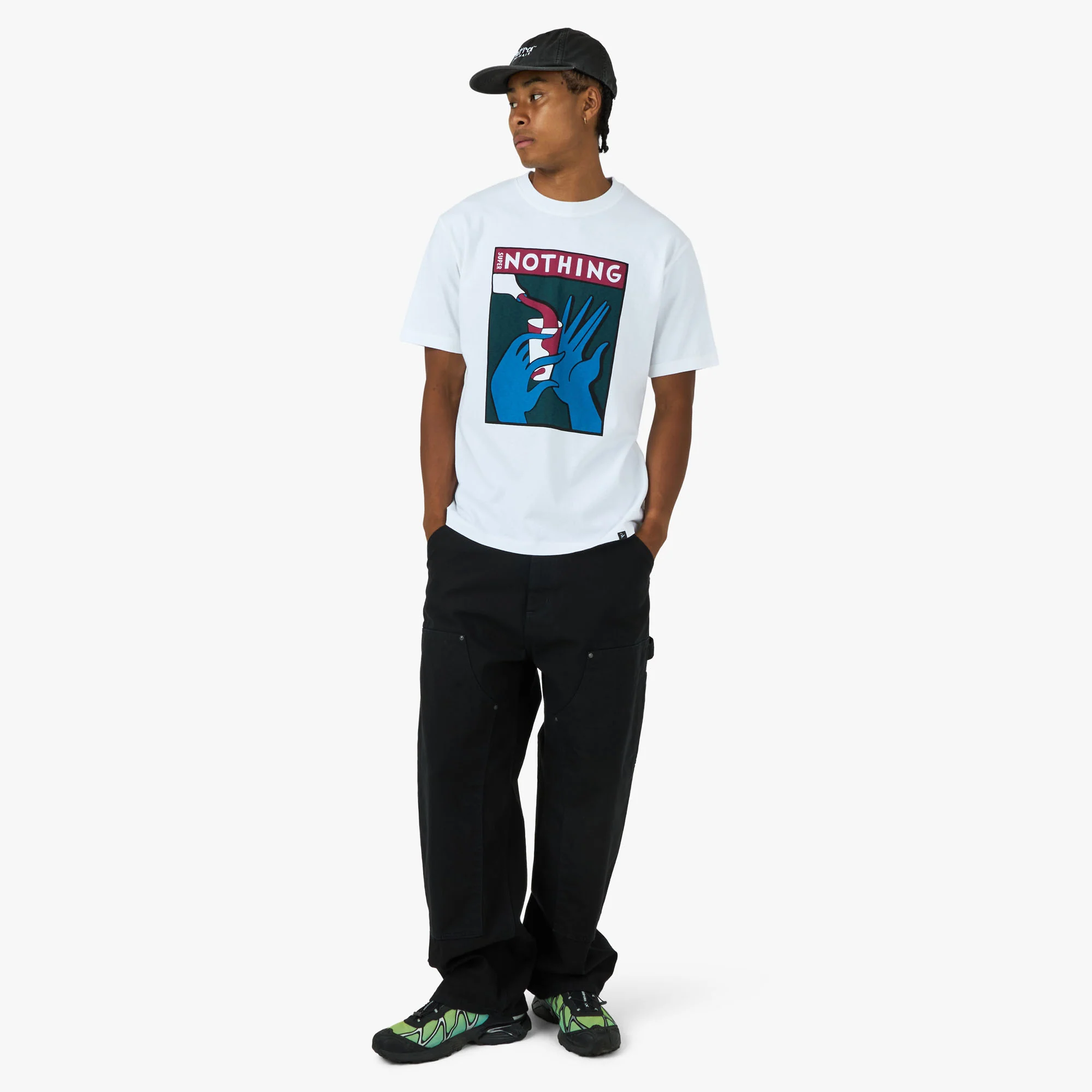 by Parra Super Nothing T-Shirt White - Image 6