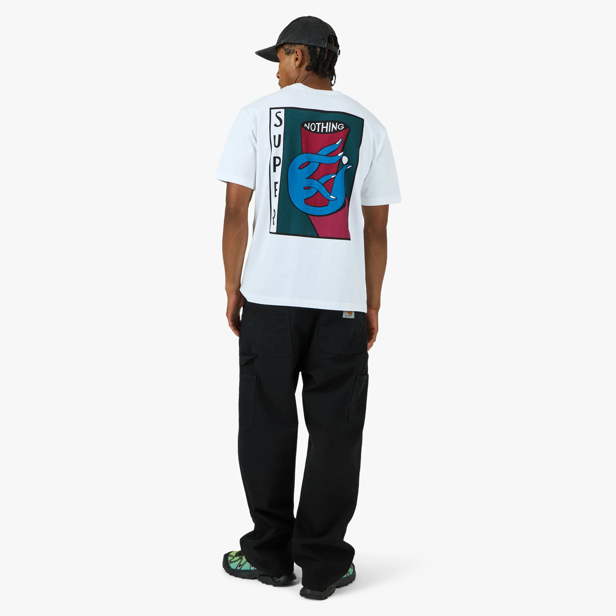 by Parra Super Nothing T-Shirt White - Image 7