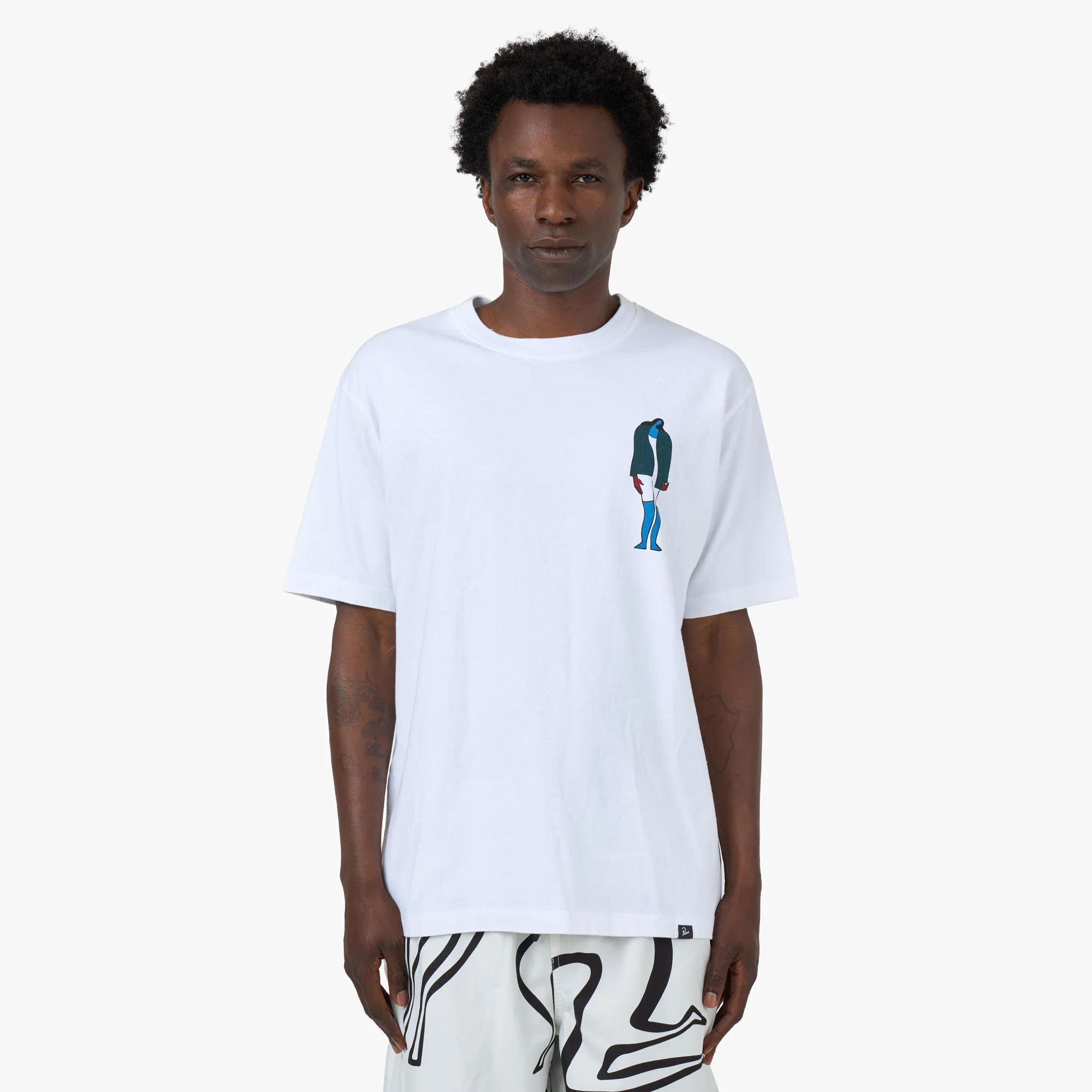 by Parra The Broken Door T-Shirt White - Image 2
