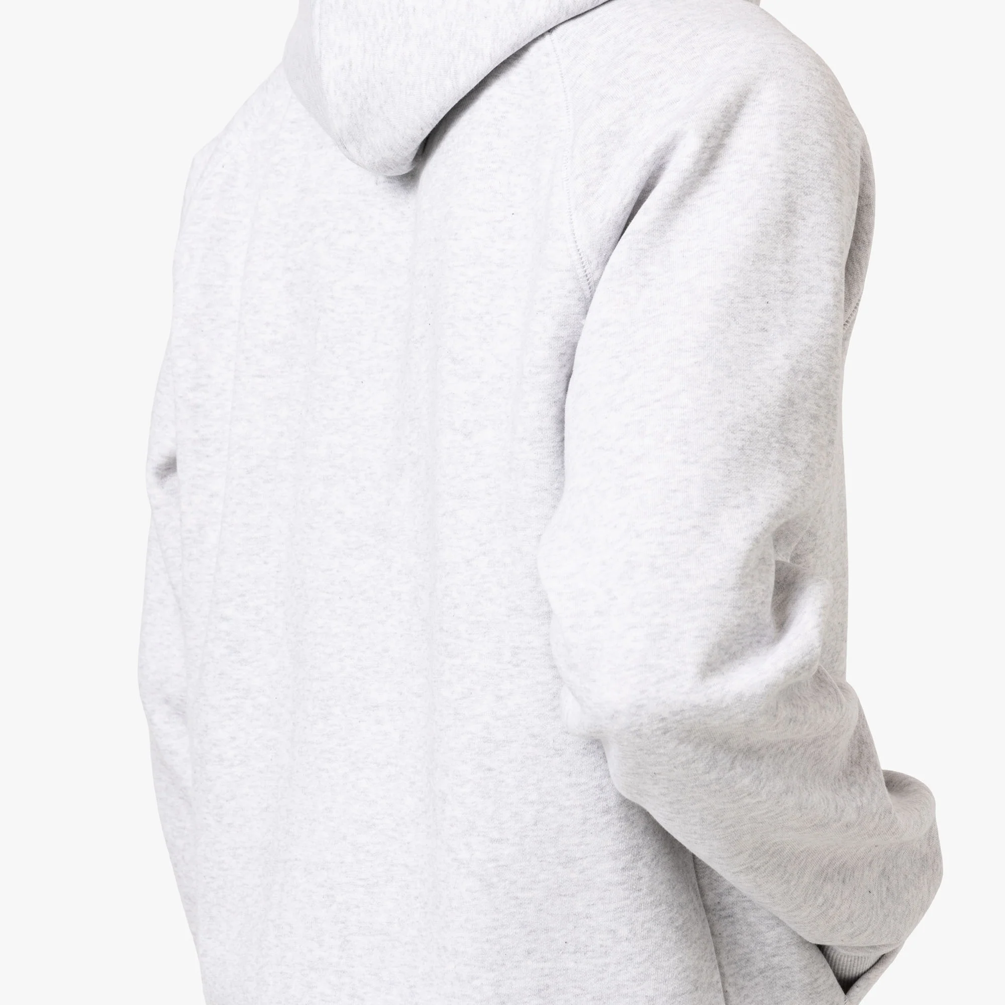 Carhartt WIP Chase Hooded Sweatshirt / Ash Heather - Image 5