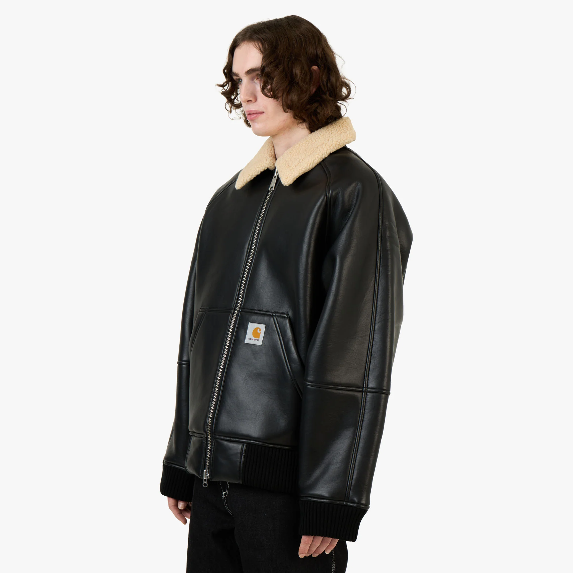 Carhartt Wip Shepton Jacket Black/Natural - Image 2
