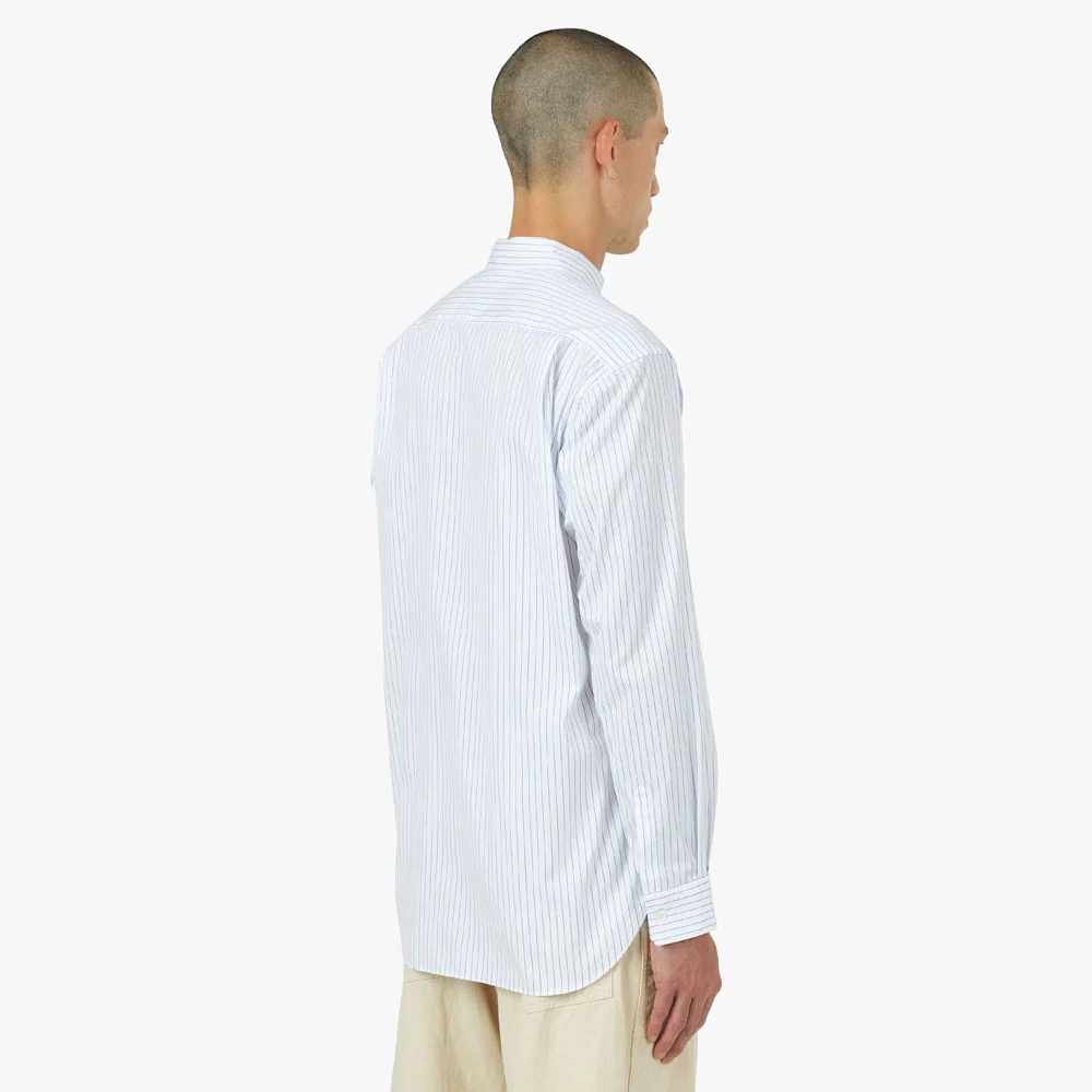 COMME des GARÇONS SHIRT Poplin Stripe Shirt Blue / Multi - Image 3