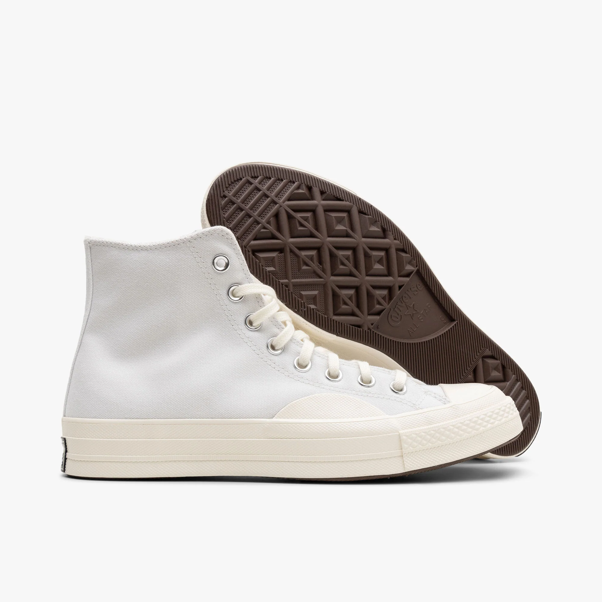 Converse Chuck 70 Textured Hi / White / Vintage White - Egret - Image 2