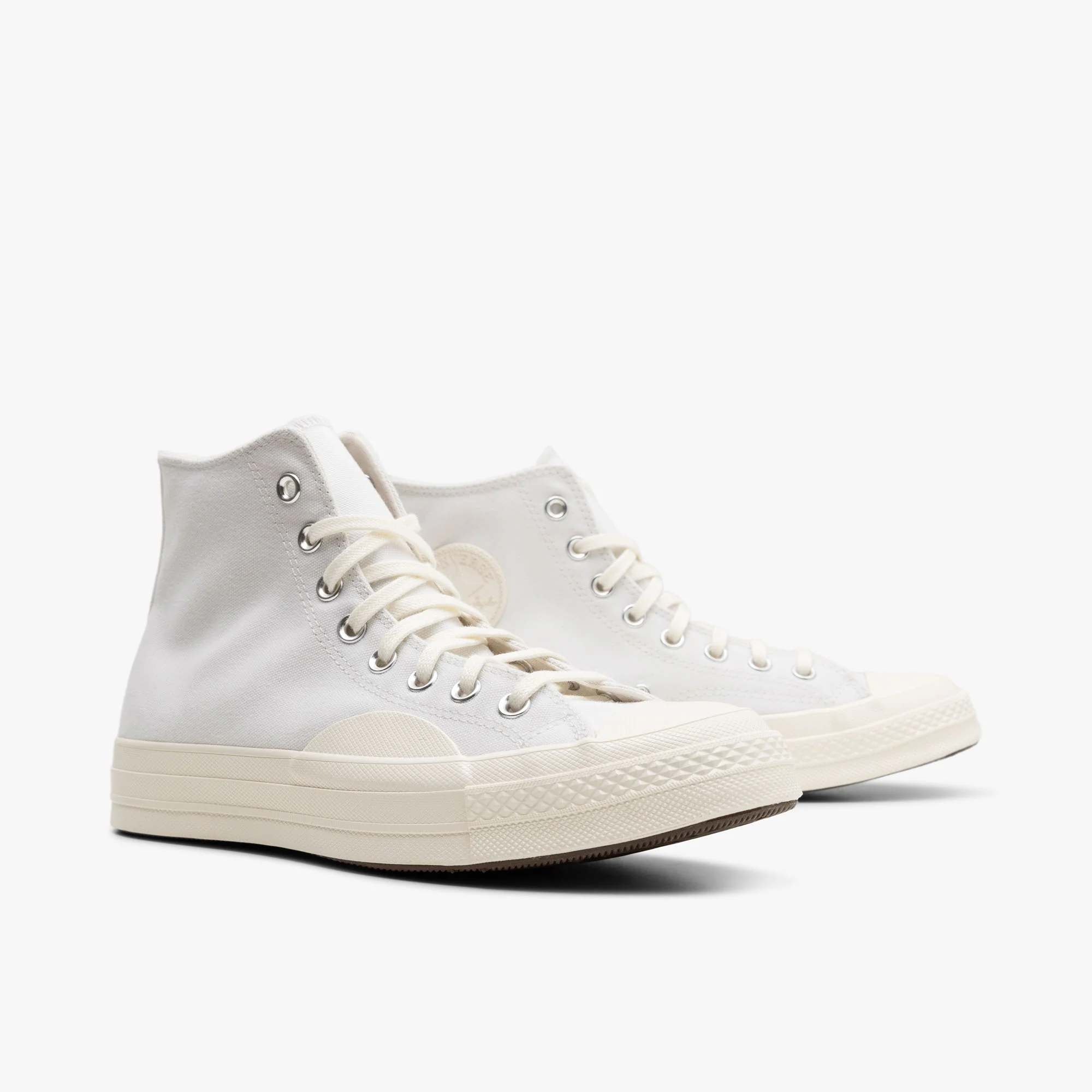 Converse Chuck 70 Textured Hi / White / Vintage White - Egret - Image 3