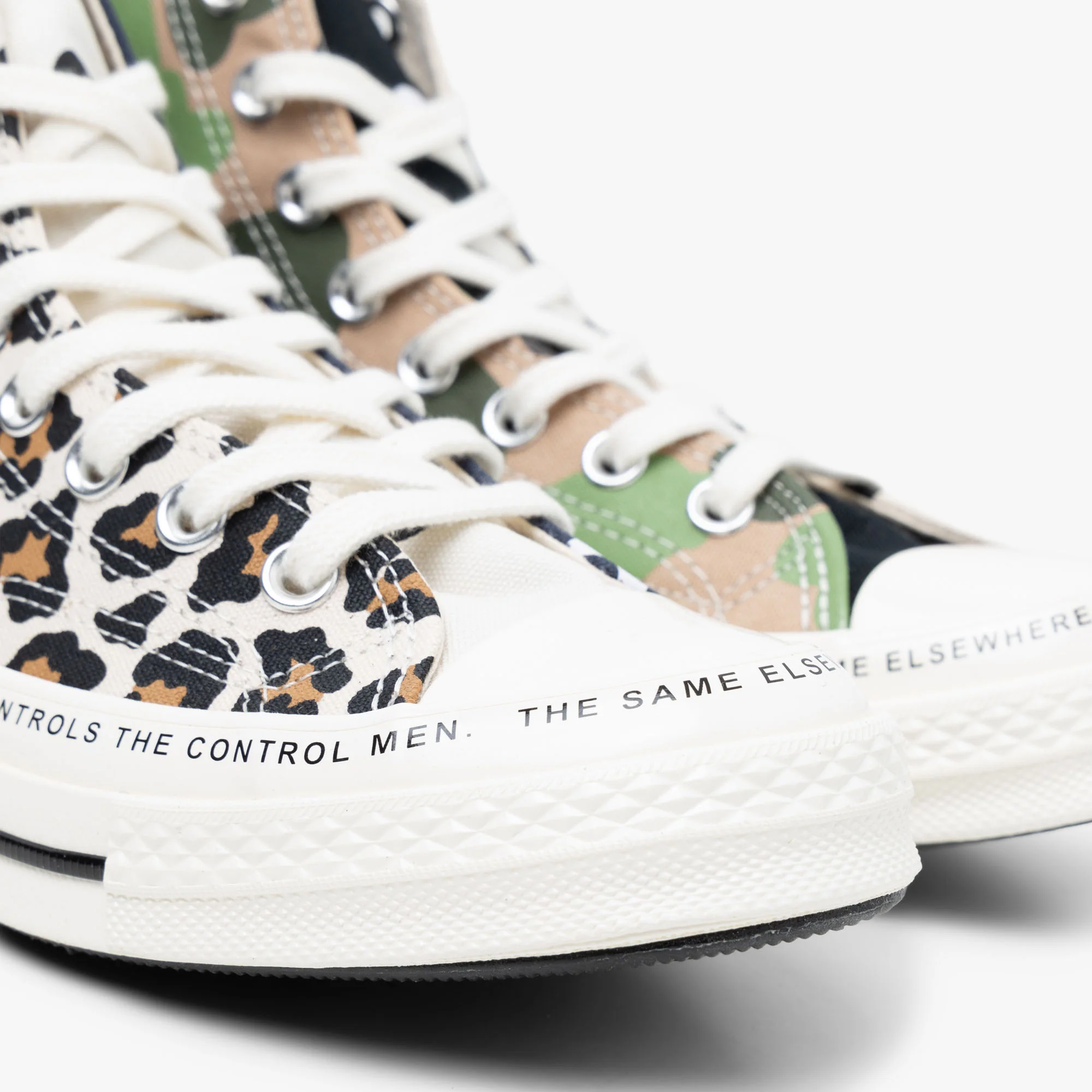 Converse x Brain Dead Chuck 70 Hi Egret / Black - Multi - Image 6