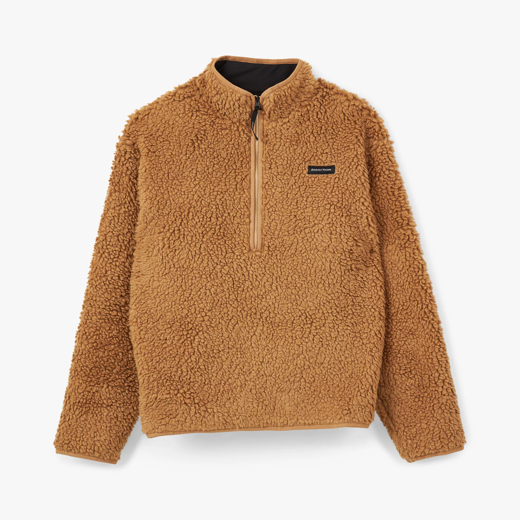 District Vision Half-Zip High-Pile Merino Fleece / Sand - Image 6