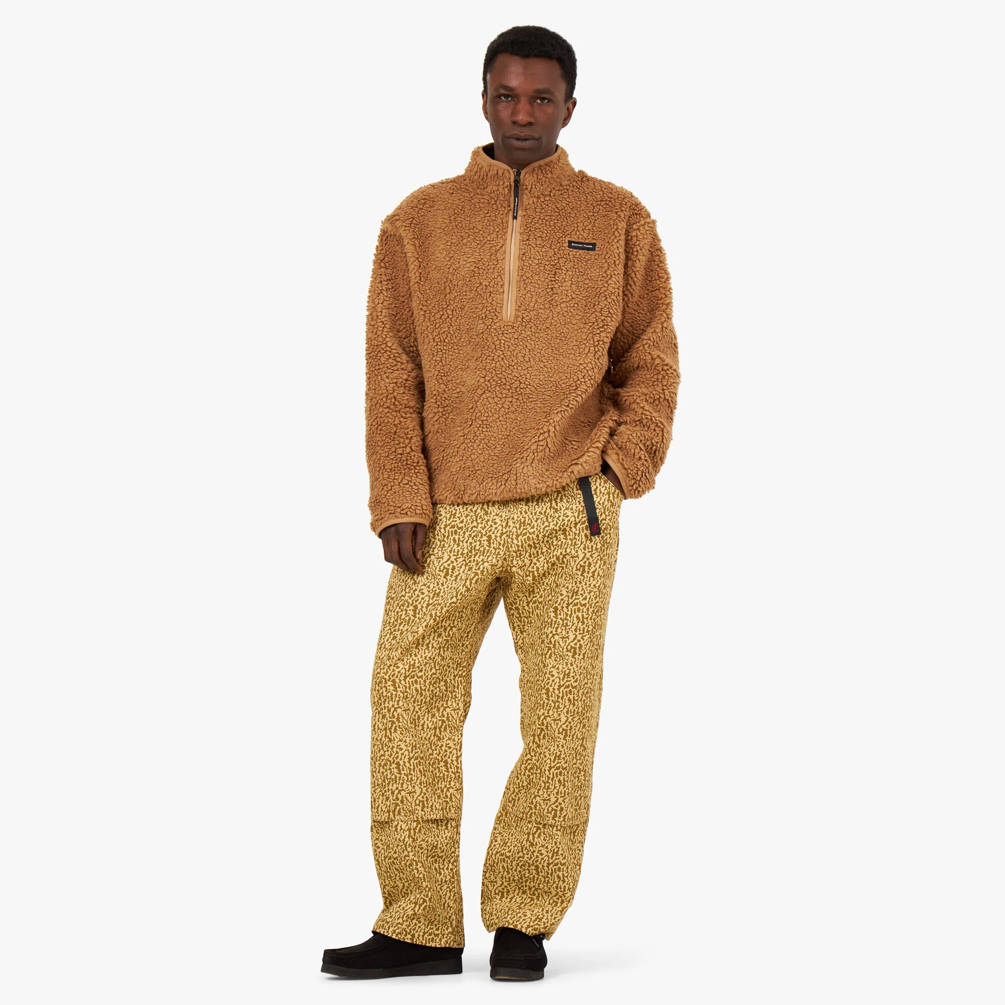 District Vision Half-Zip High-Pile Merino Fleece / Sand - Image 9