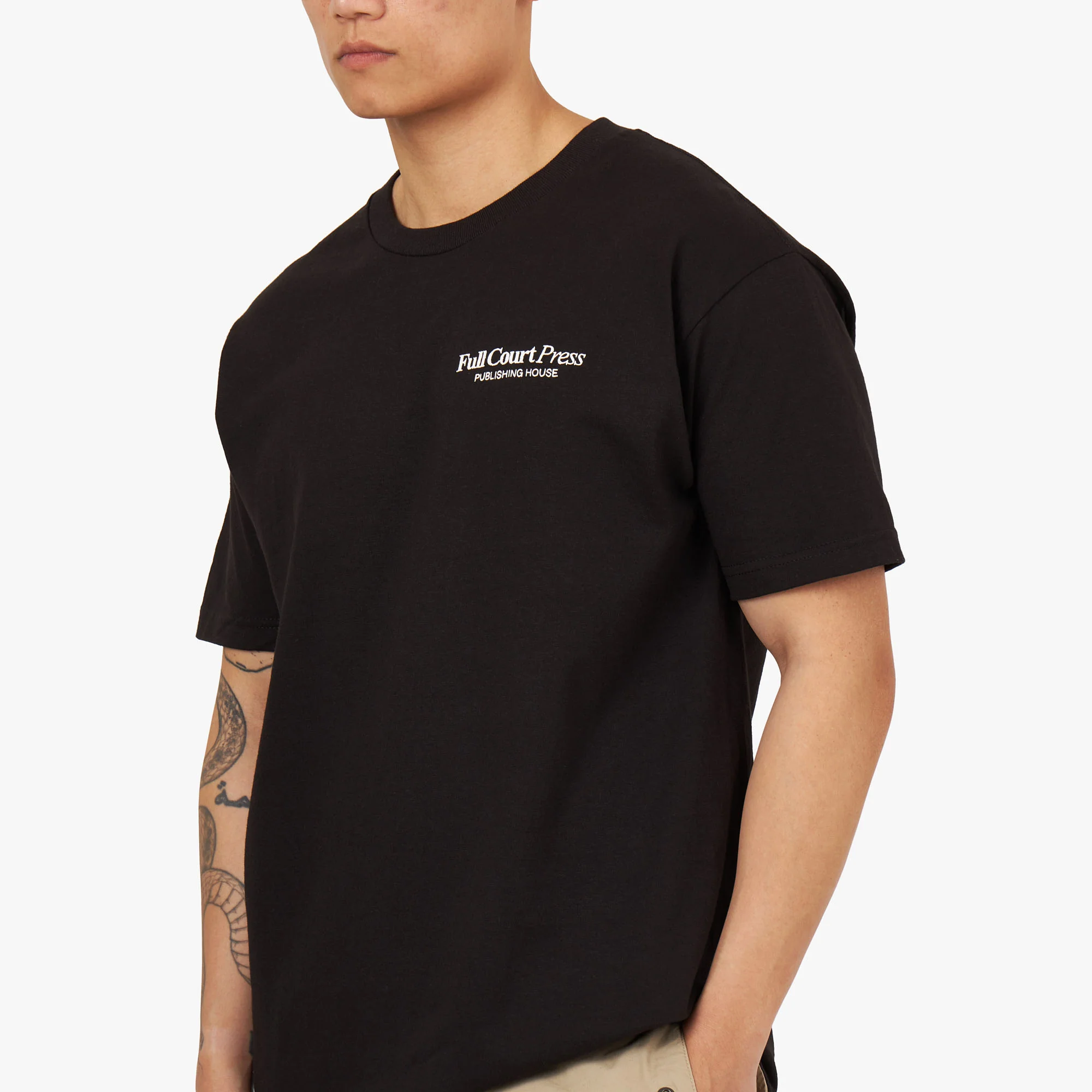 Full Court Press SP24 Logo T-Shirt / Black - Image 4