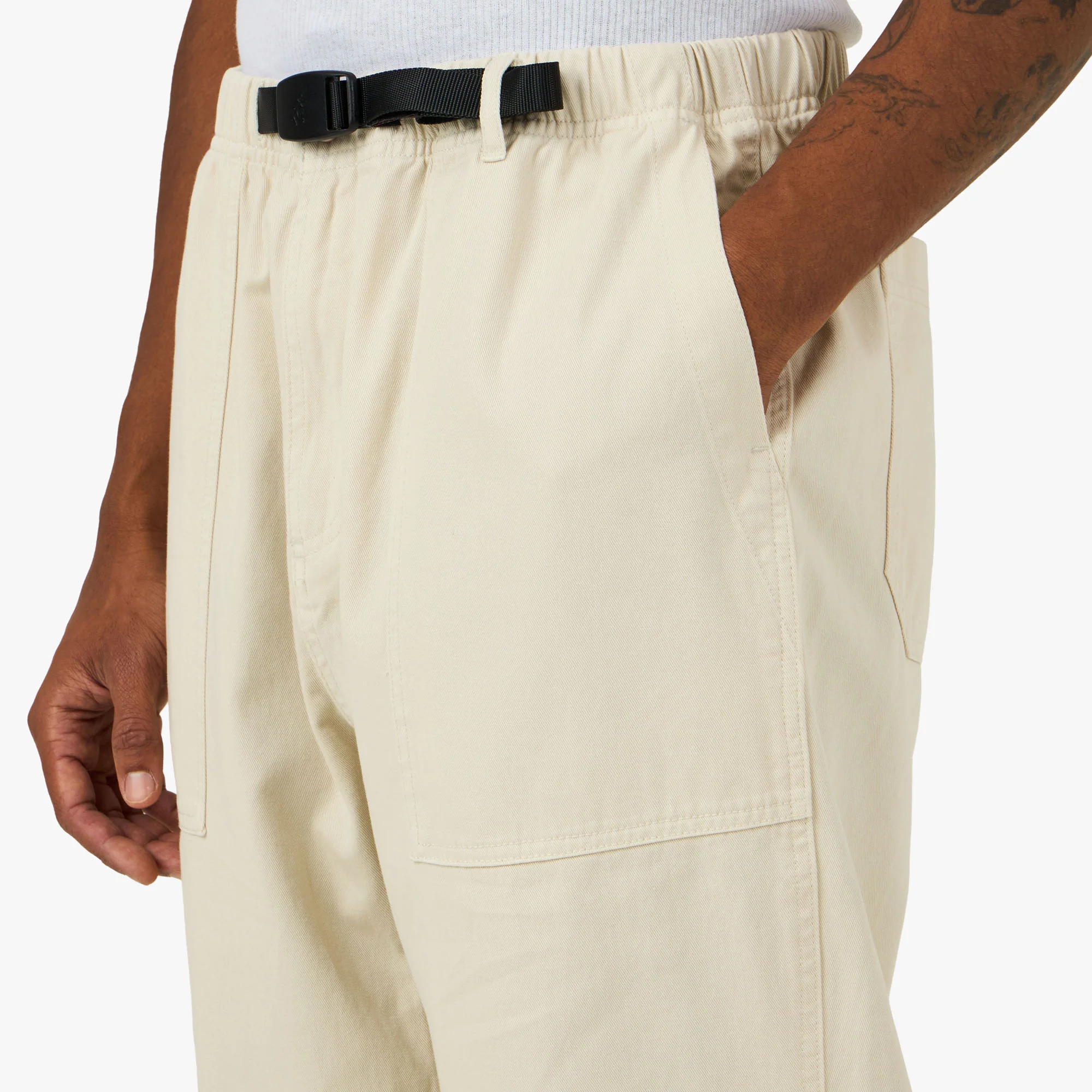 Gramicci Loose Tapered Ridge Pants Greige - Image 4