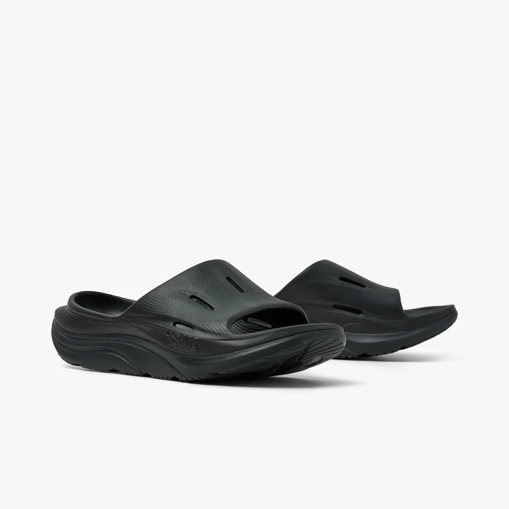 Hoka Ora Recovery Slide 3 Black / Black - Image 3