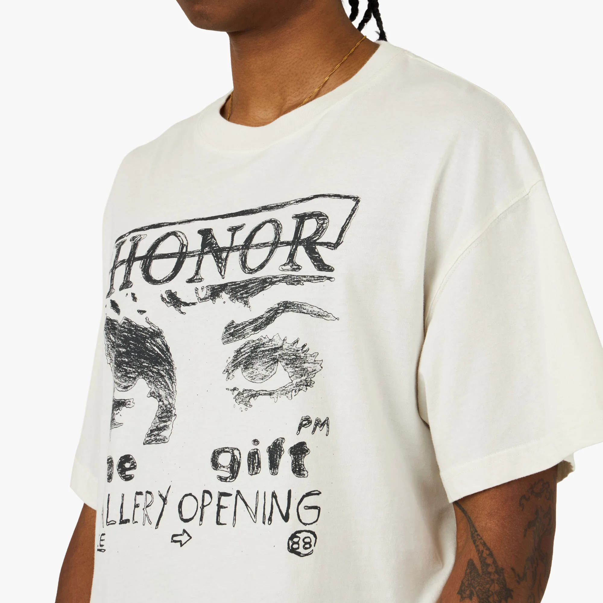 Honor The Gift Art That Reflects T-Shirt / Black - Image 3